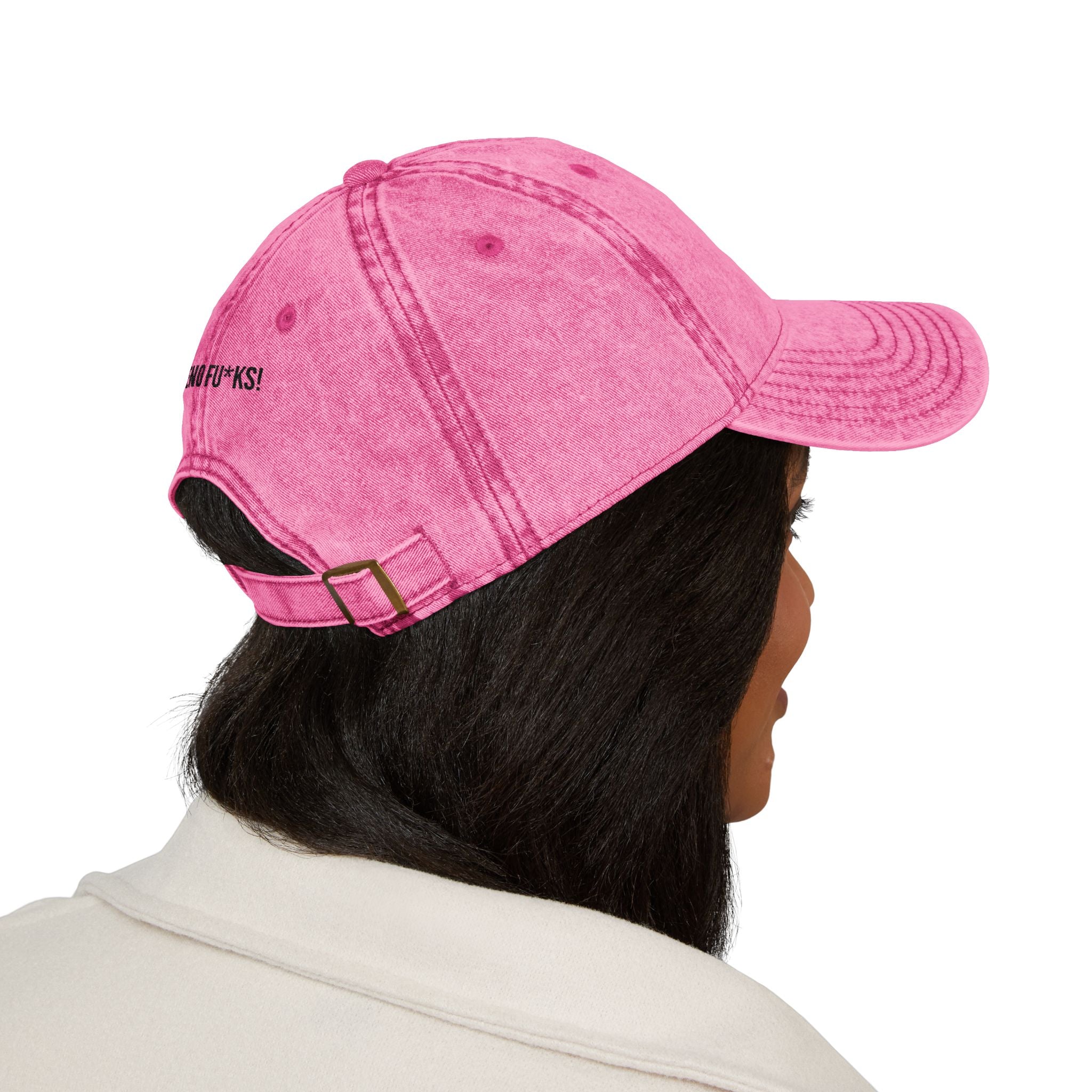 Vintage Embroidered Cap — Kairos Kosmos Logo Distressed Baseball Hat