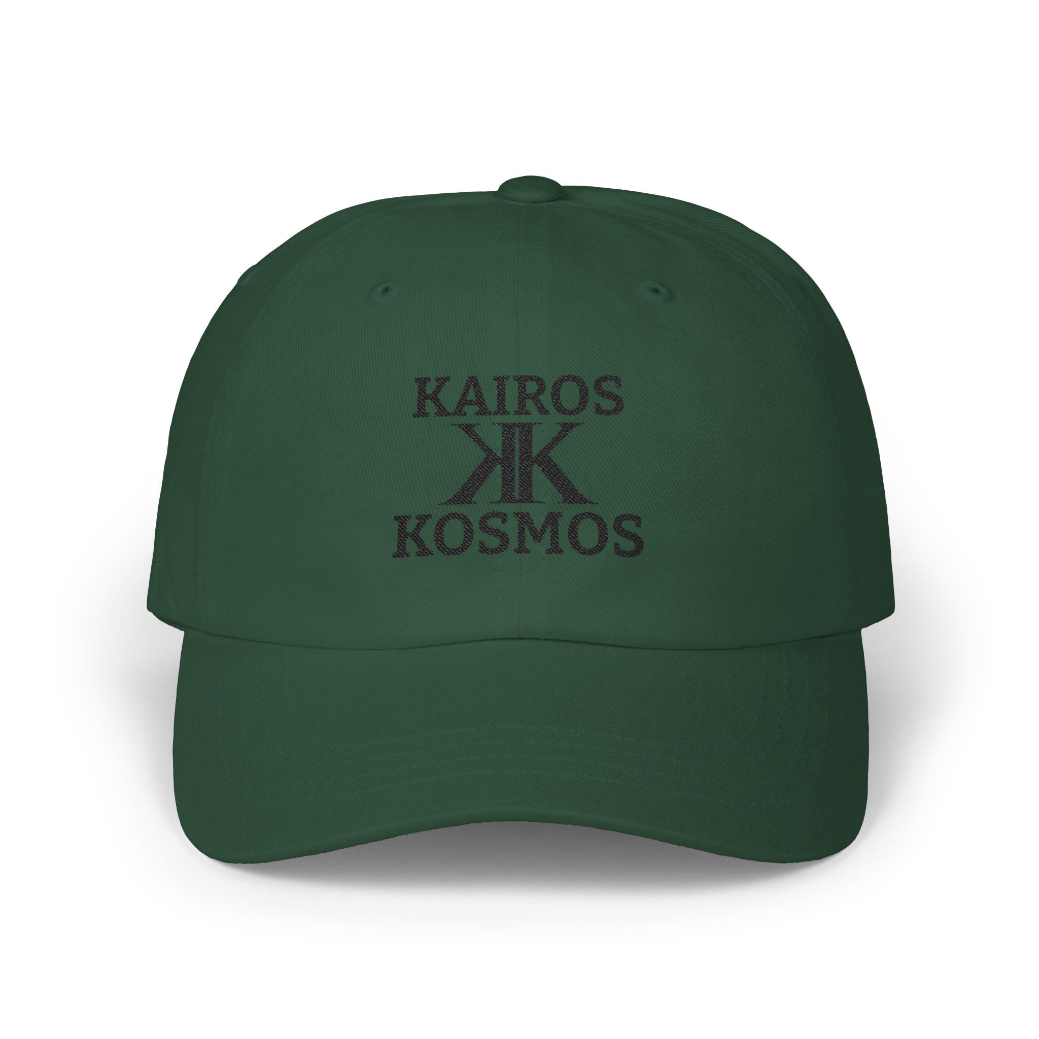 Kairos Kosmos Embroidered Cap — "Give No F**ks" Back Text