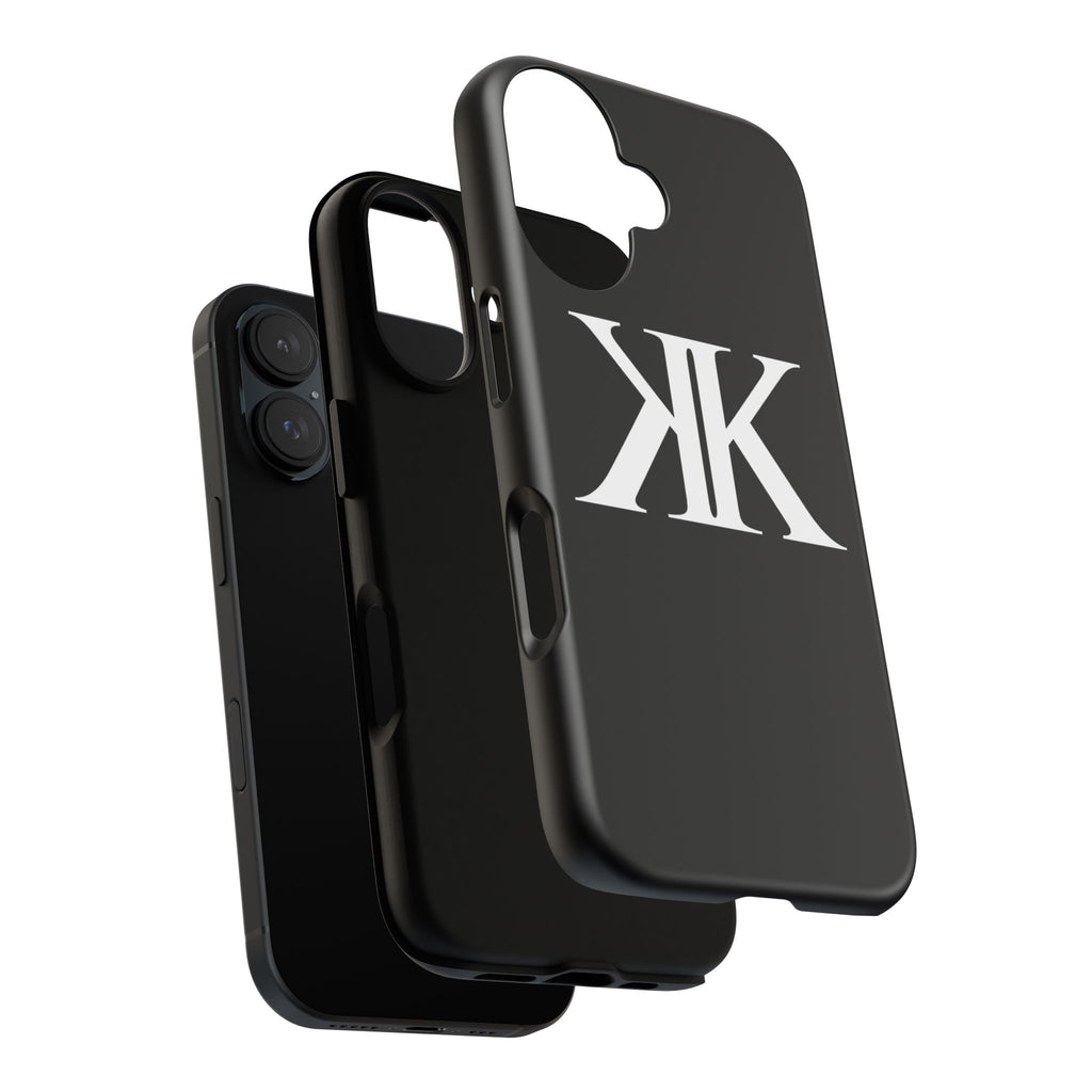 Monogram KK Phone Case BLACK — Tough Protective iPhone Cover