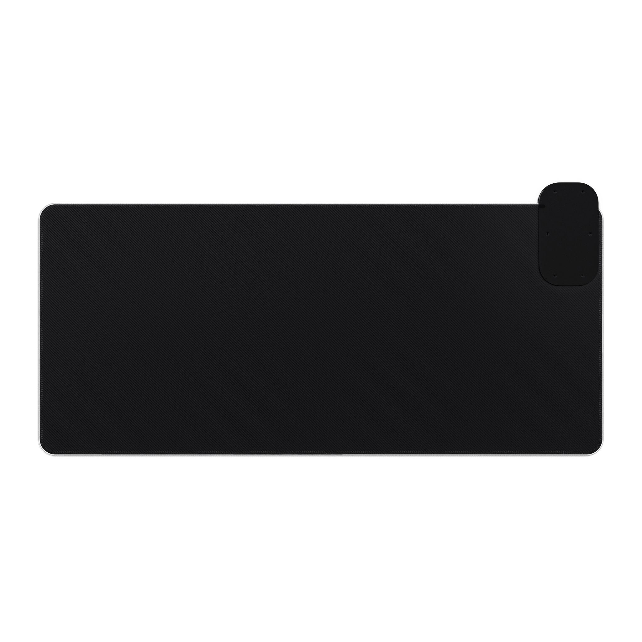 LED Wireless Charging Gaming Mouse Pad RED — Kairos Kosmos Logo Desk Mat