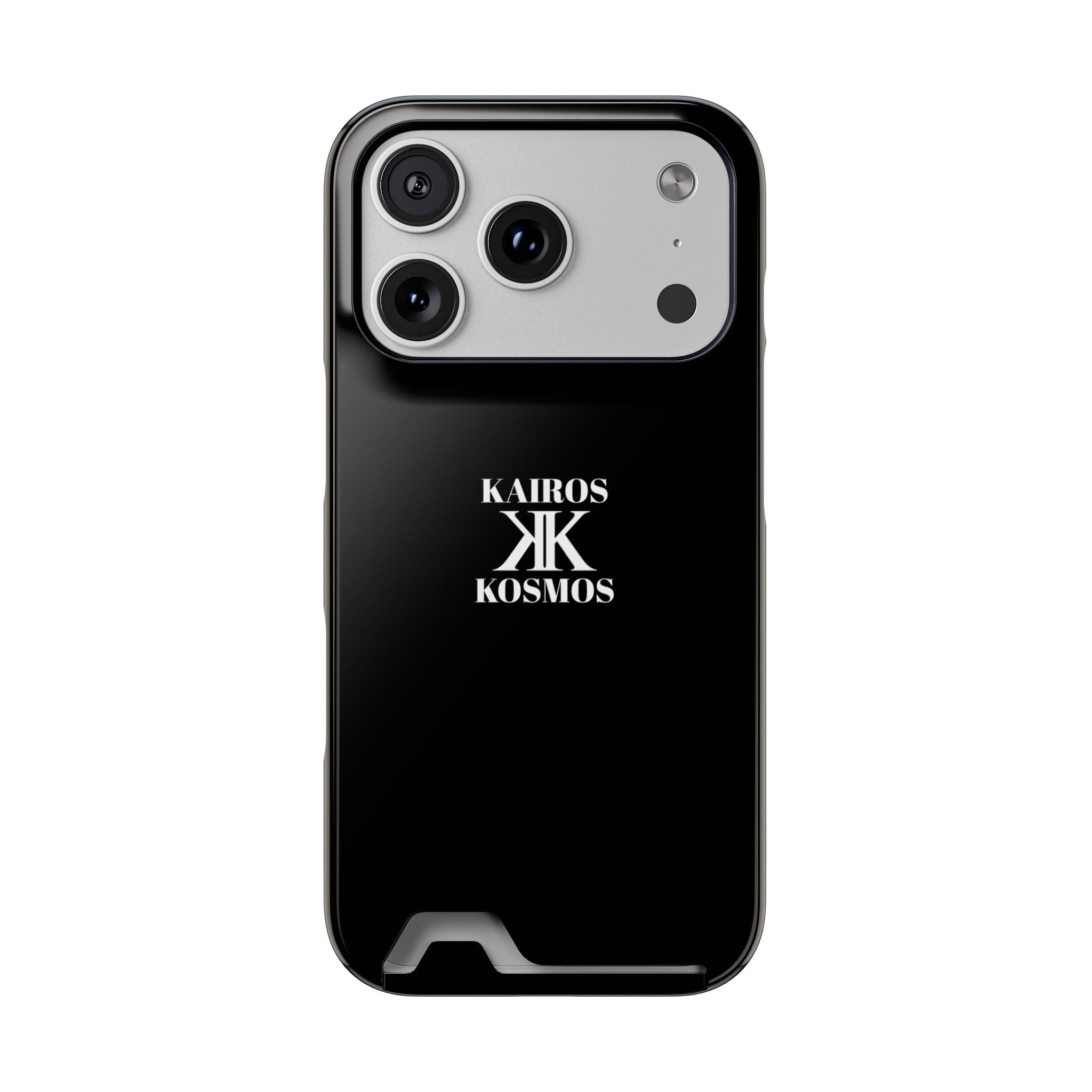 Kairos Kosmos BLACK Cardholder Phone Case — Slim Protective Wallet Case