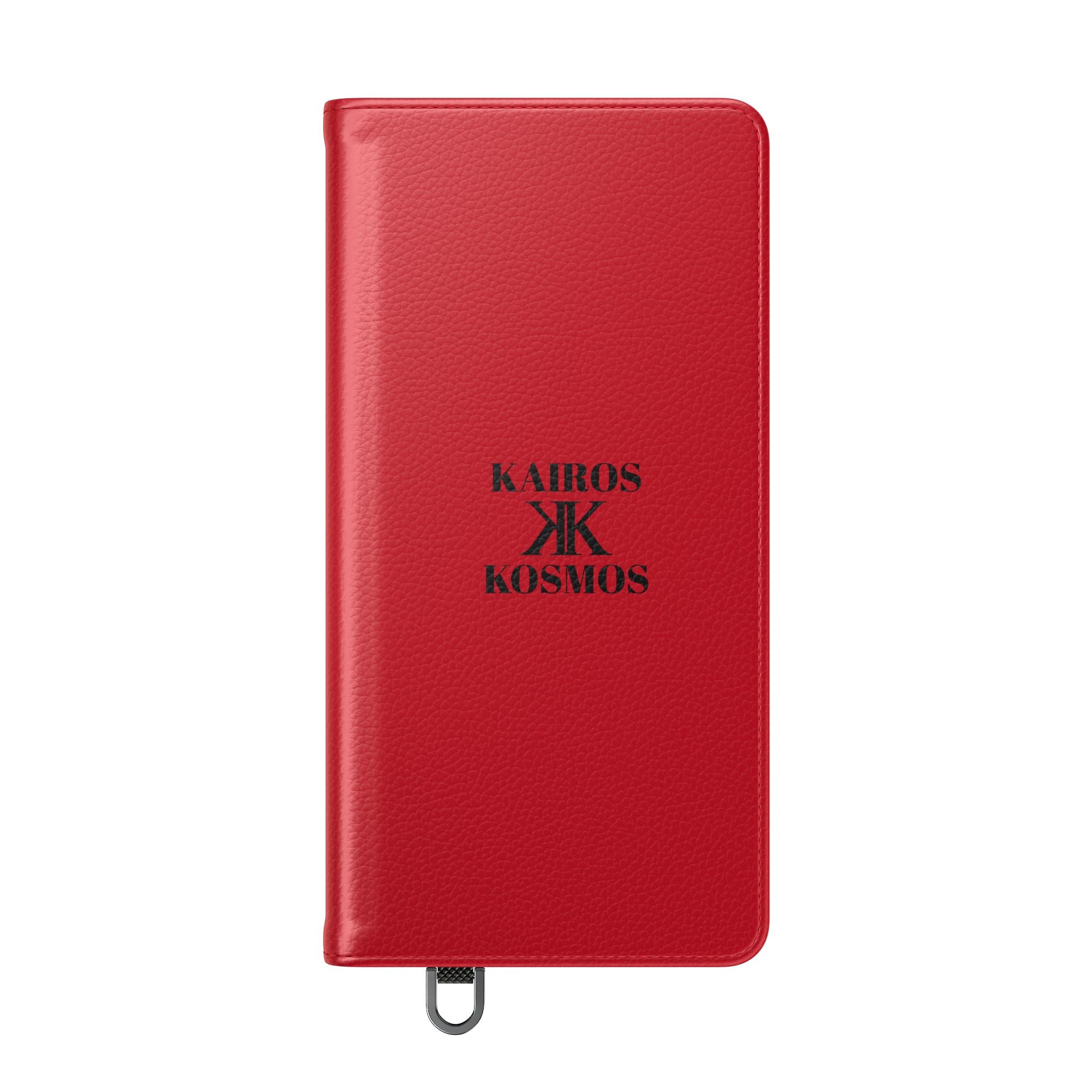Kairos Kosmos Logo RED Flip Phone Case