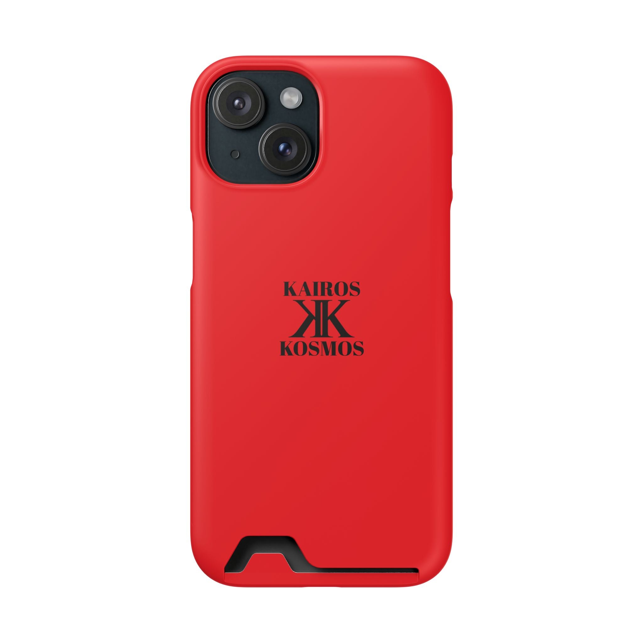 Kairos Kosmos RED Cardholder Phone Case — Slim Protective Wallet Case