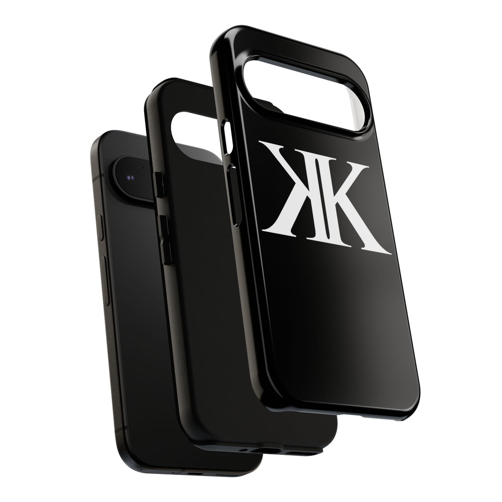 Monogram KK Phone Case BLACK — Tough Protective iPhone Cover