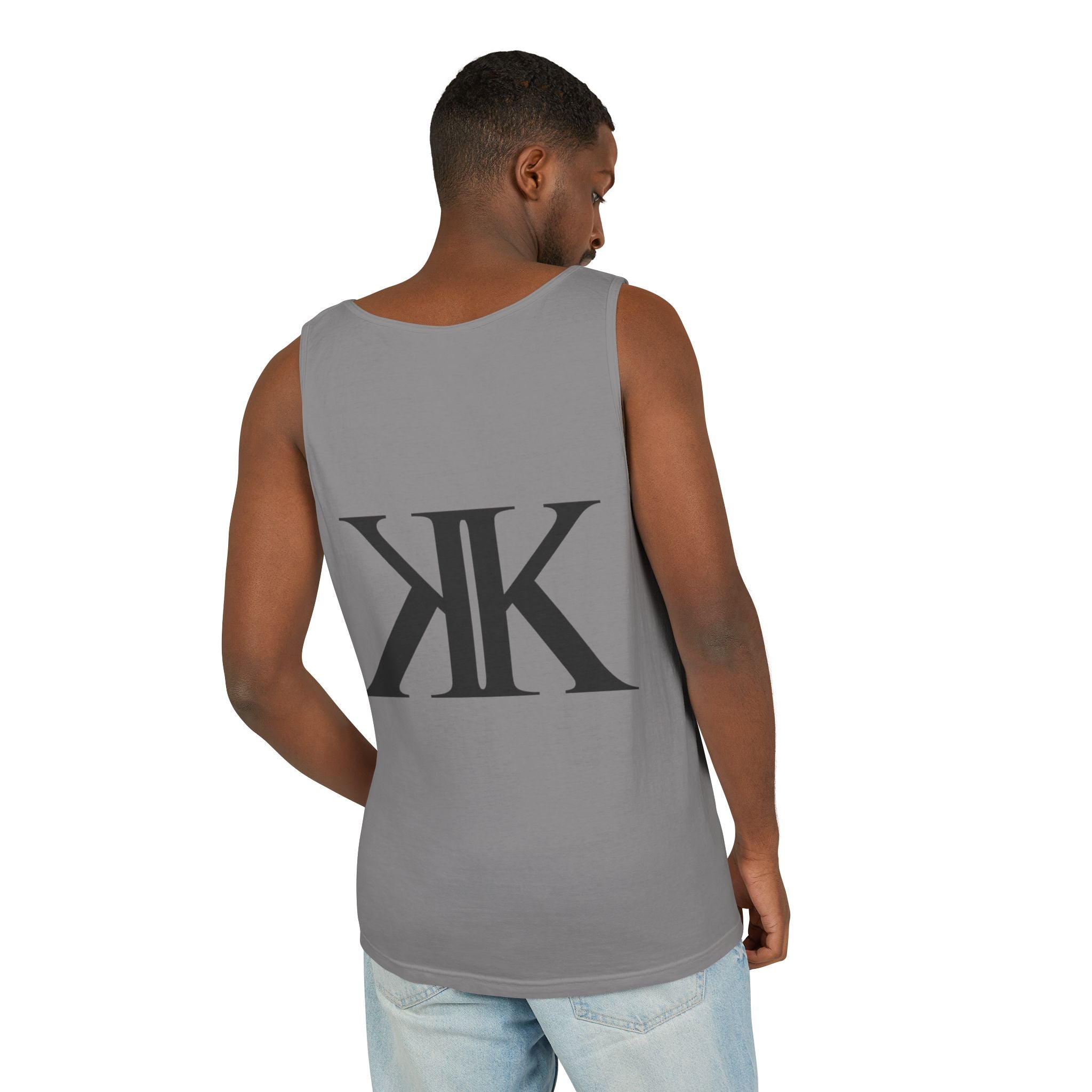 KK Monogram Tank Top — Minimalist Logo Graphic Tank