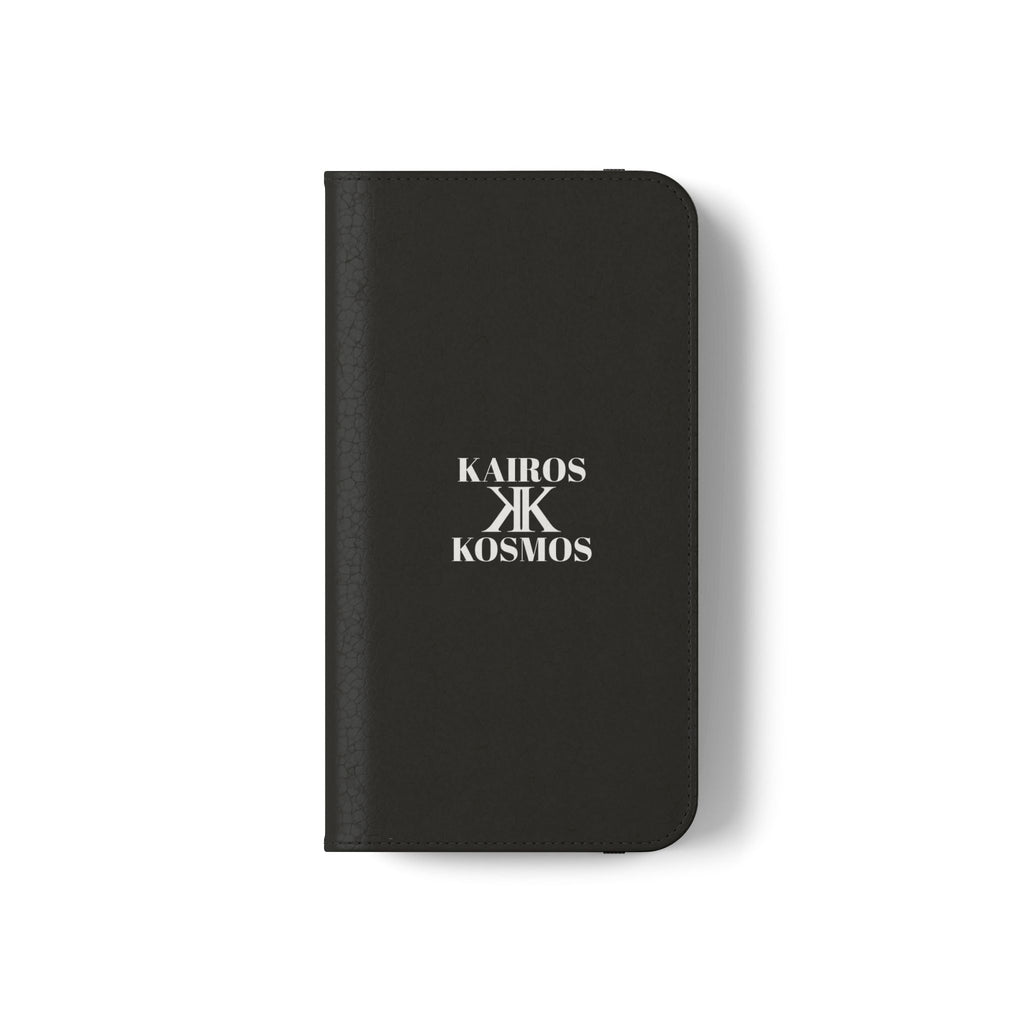 Kairos Kosmos Logo BLACK Flip Phone Case