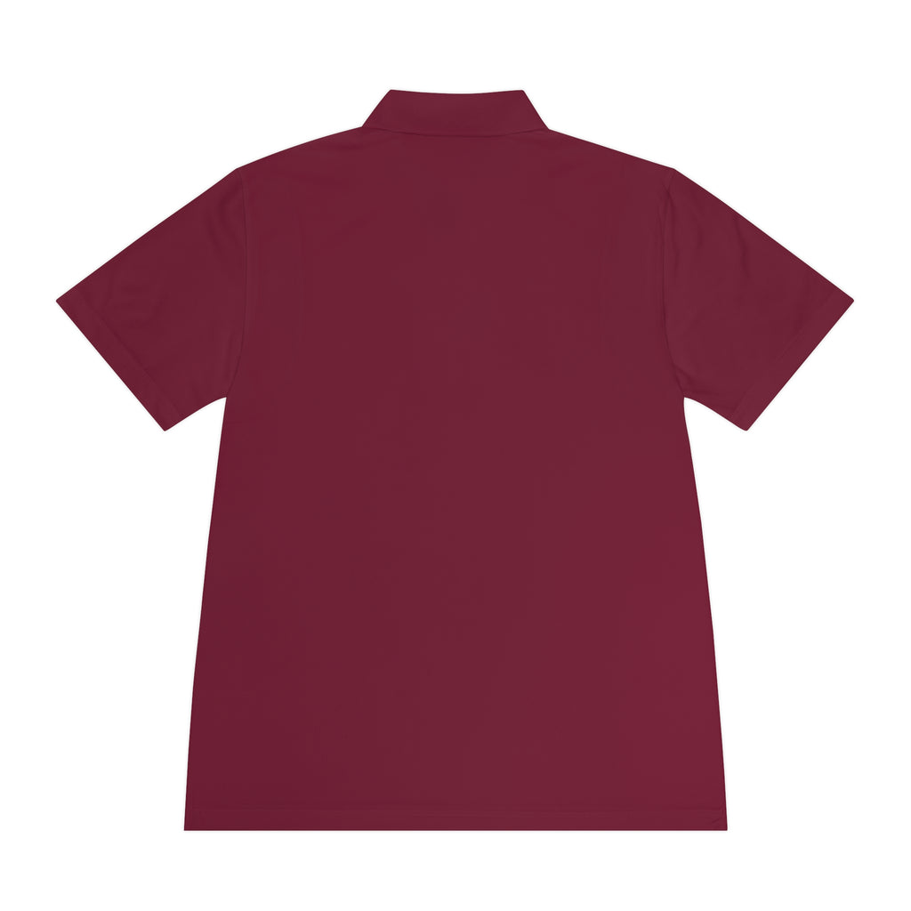 Classic Men’s Sport Polo — Minimalist Kairos Kosmos Logo Chest Shirt
