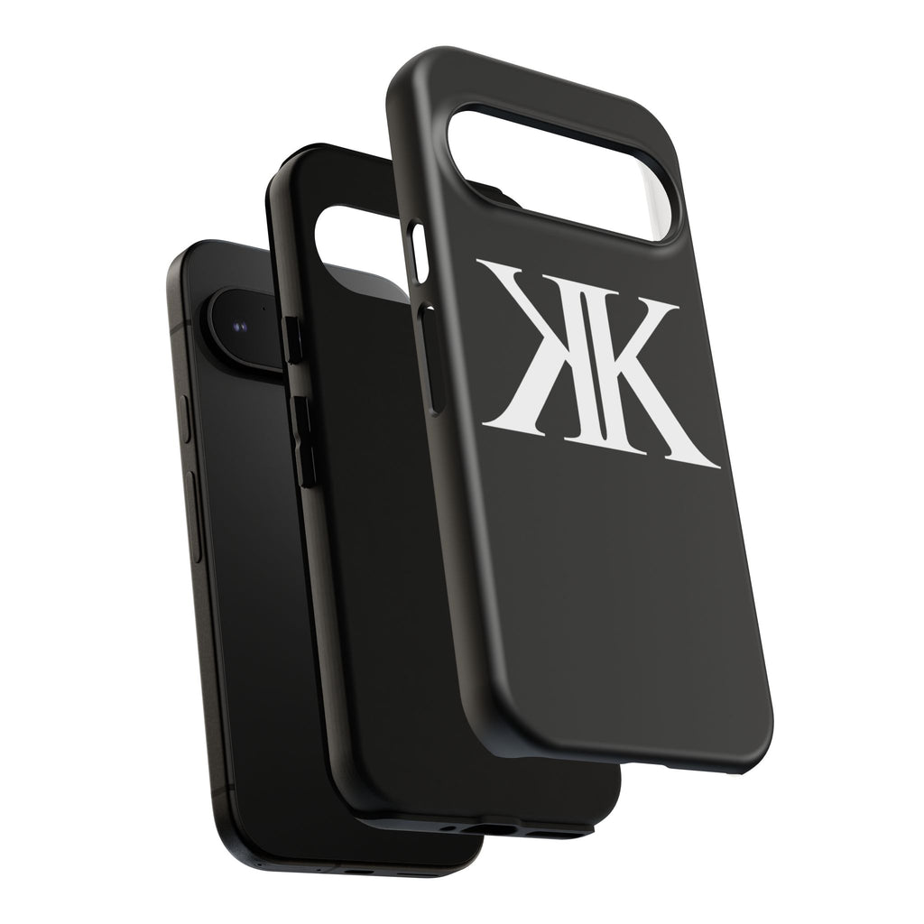 Monogram KK Phone Case BLACK — Tough Protective iPhone Cover