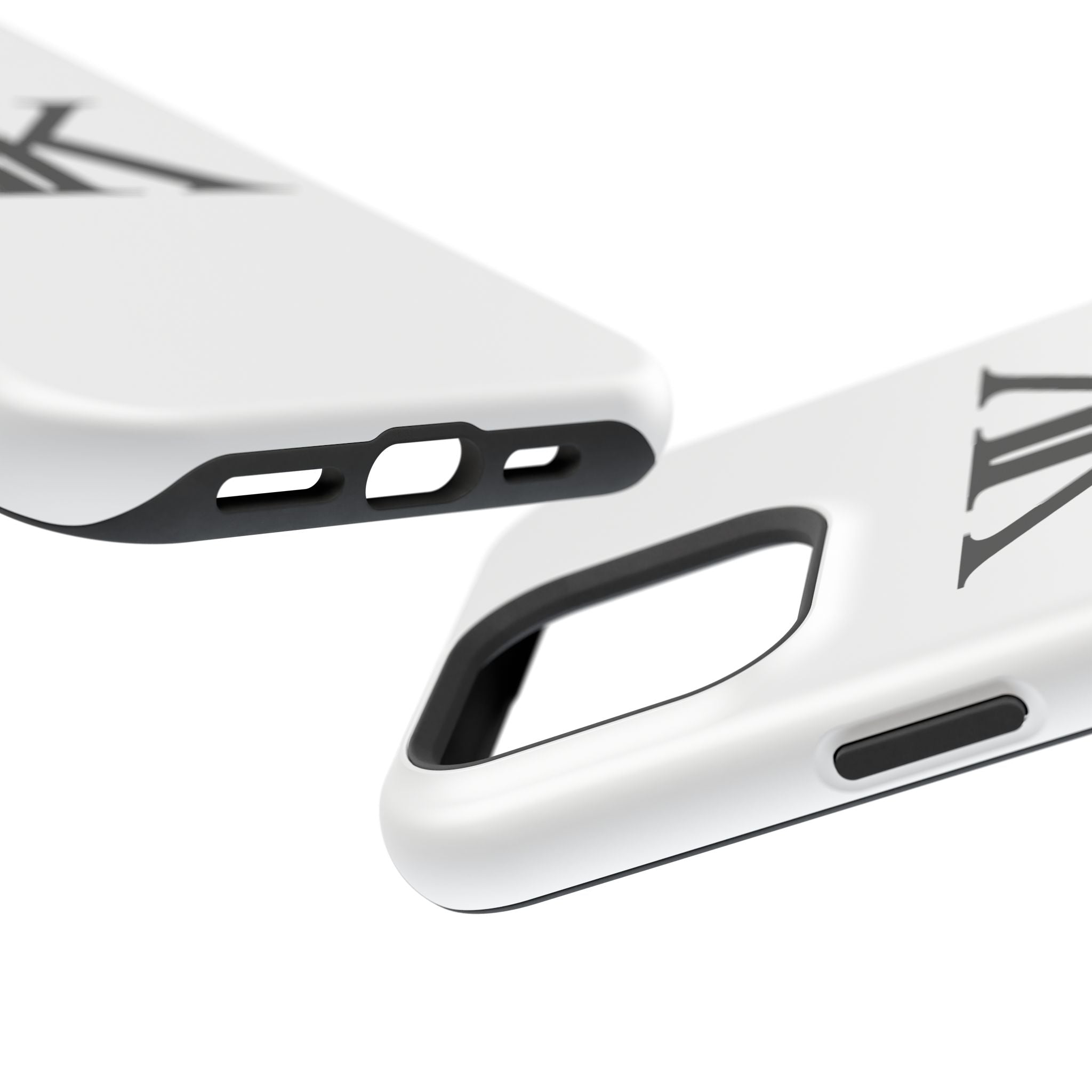 Magnetic Impact-Resistant Case with Bold KK Monogram
