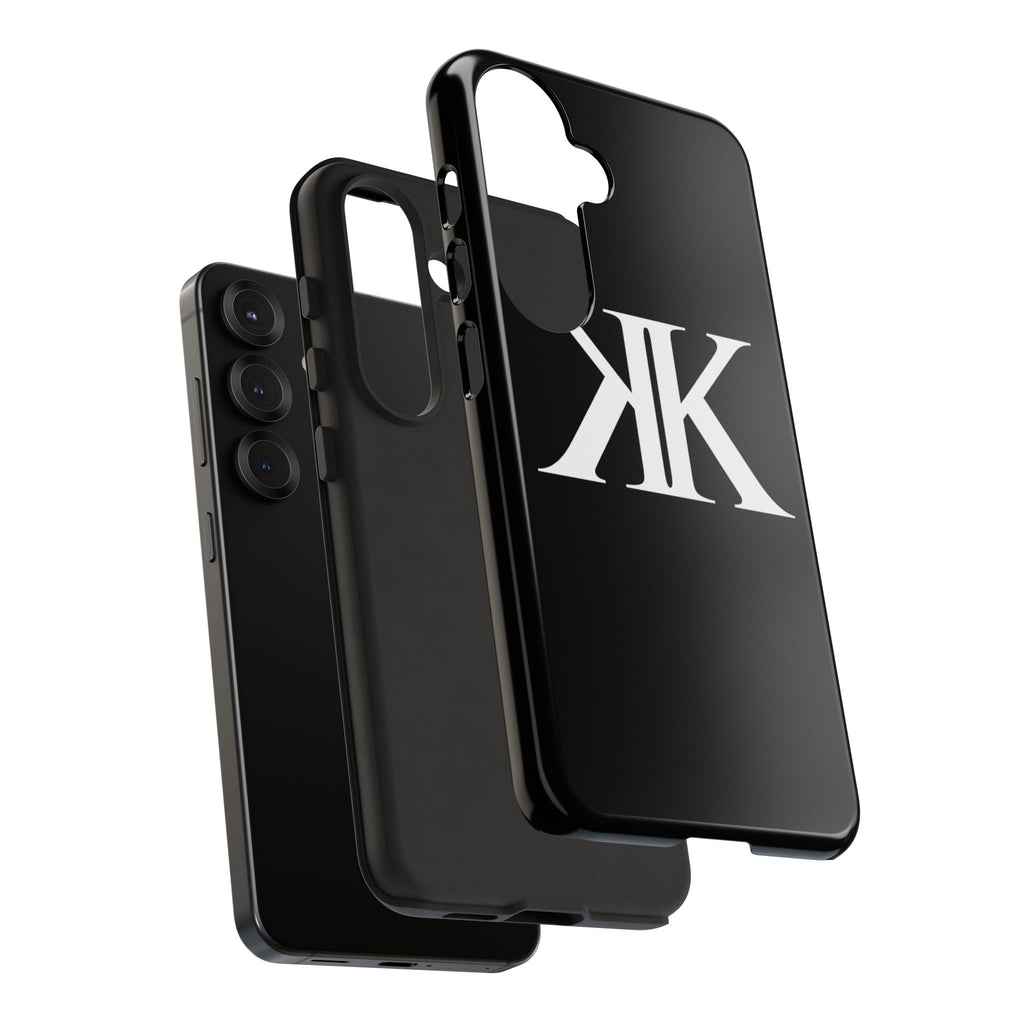 Monogram KK Phone Case BLACK — Tough Protective iPhone Cover