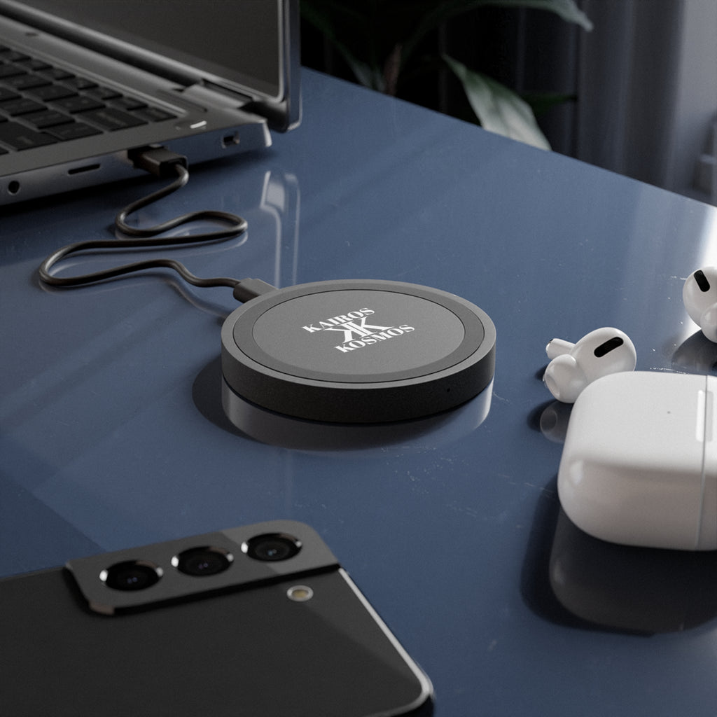 Wireless Charging Pad BLACK — Kairos Kosmos Fast Qi Charger
