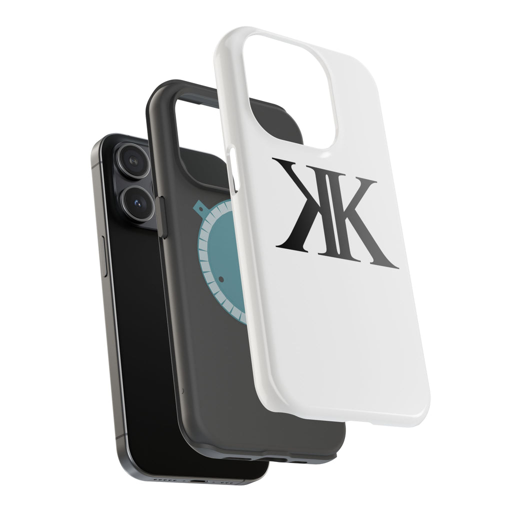 Magnetic Impact-Resistant Case with Bold KK Monogram