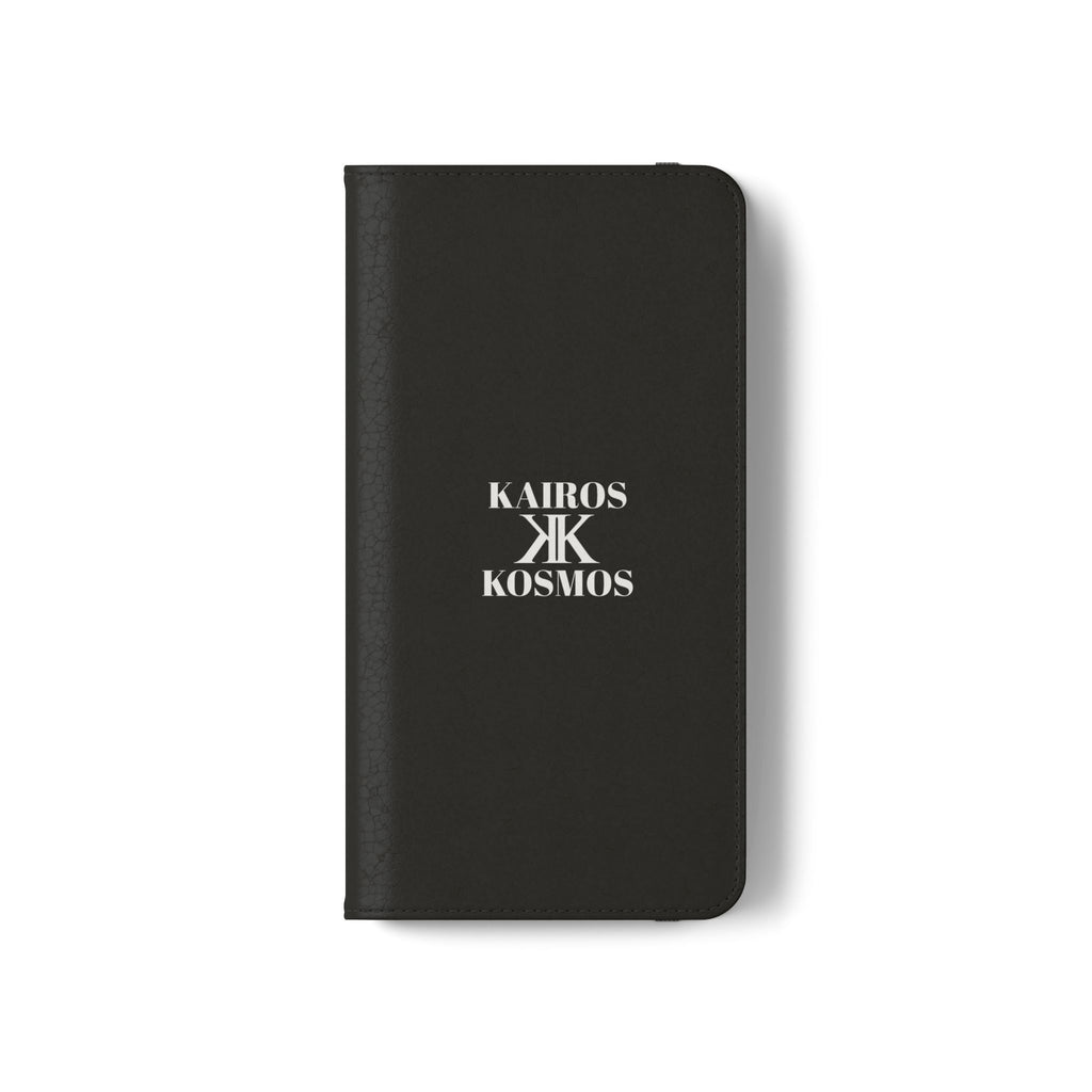 Kairos Kosmos Logo BLACK Flip Phone Case