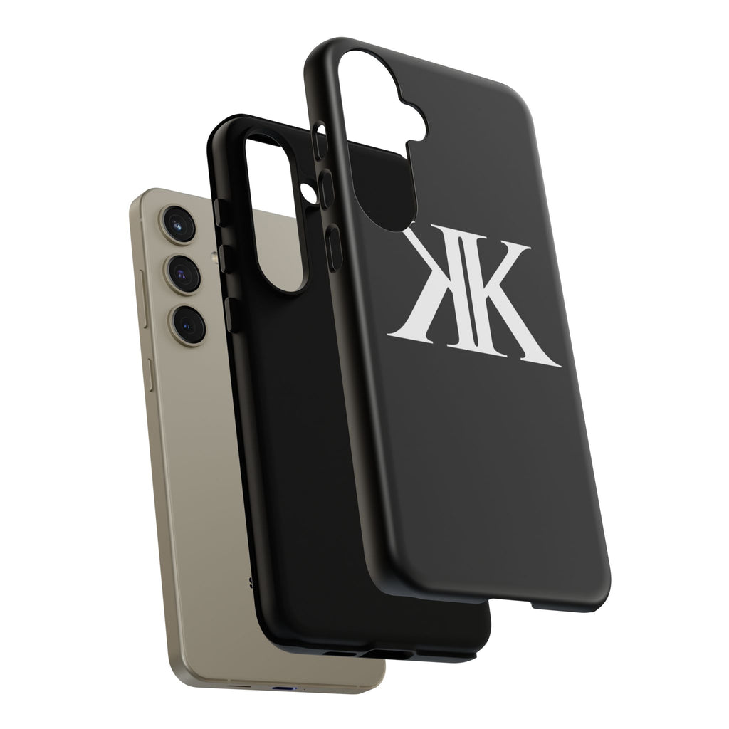 Monogram KK Phone Case BLACK — Tough Protective iPhone Cover