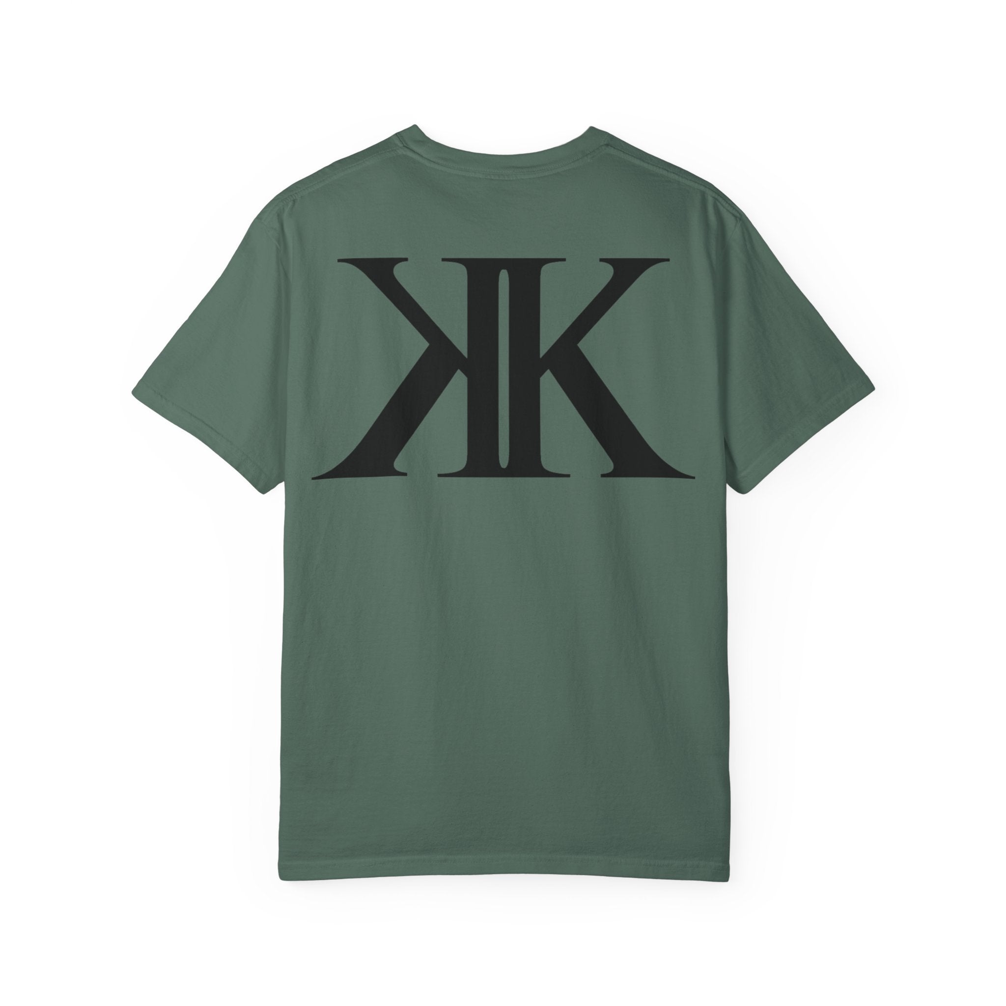 KK Monogram Tee — Bold Symmetrical Lettermark T-Shirt
