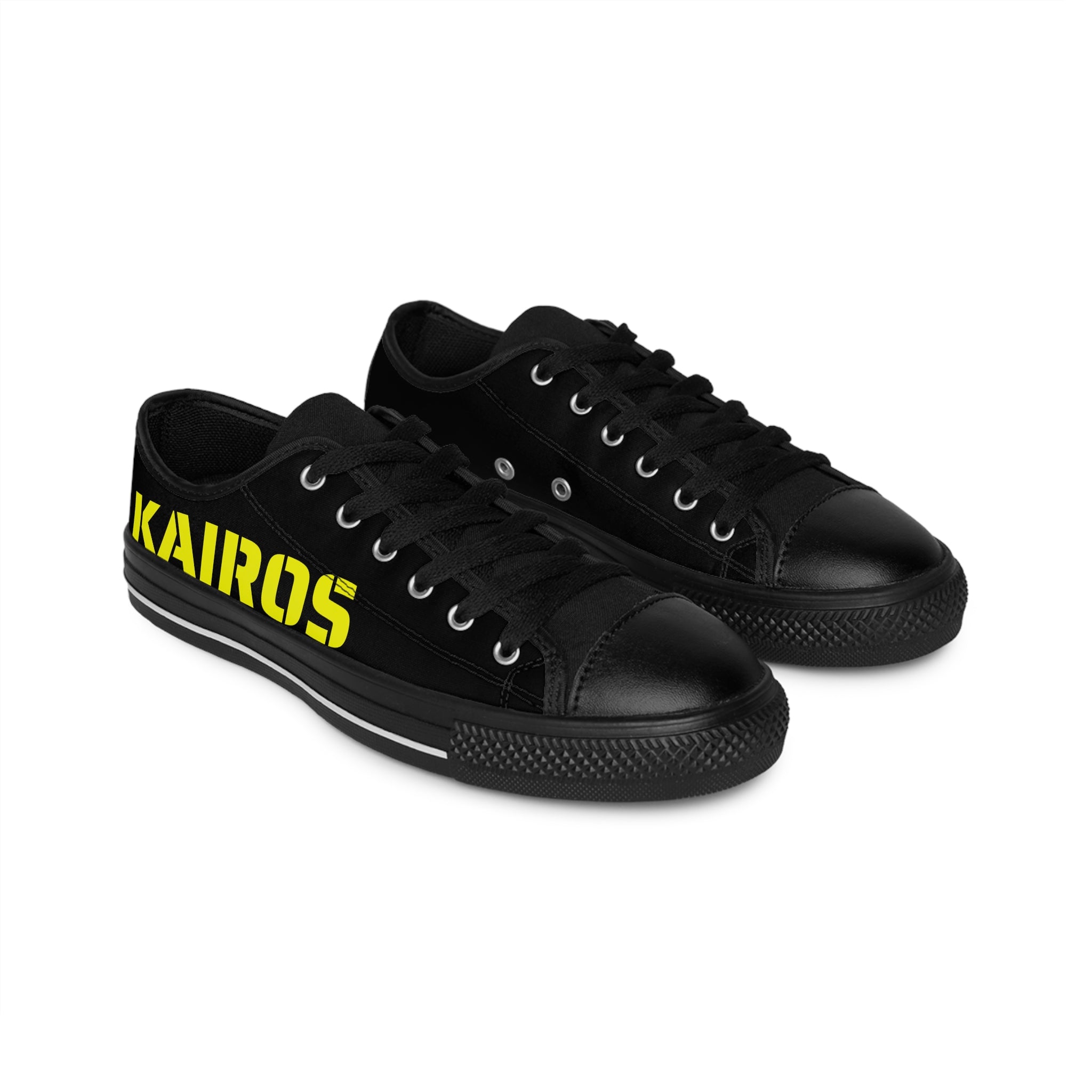 Kairos Kosmos BLACK Sneakers — Low-Top Graphic Men’s Shoes