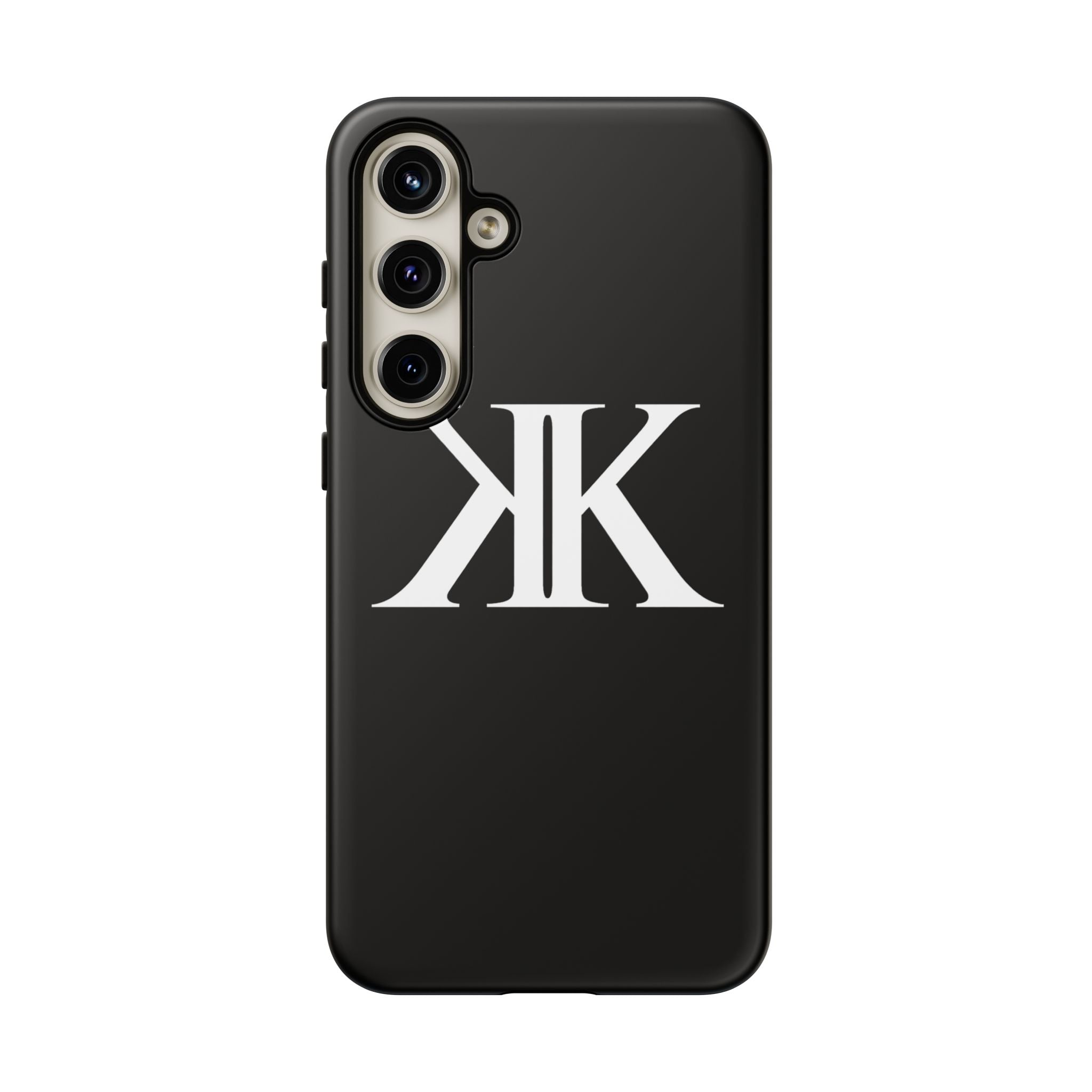 Monogram KK Phone Case BLACK — Tough Protective iPhone Cover