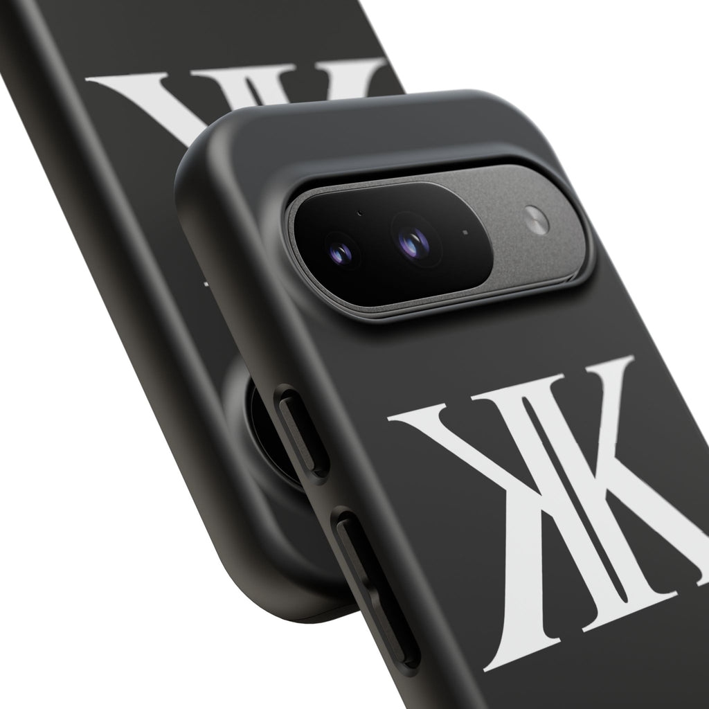 Monogram KK Phone Case BLACK — Tough Protective iPhone Cover