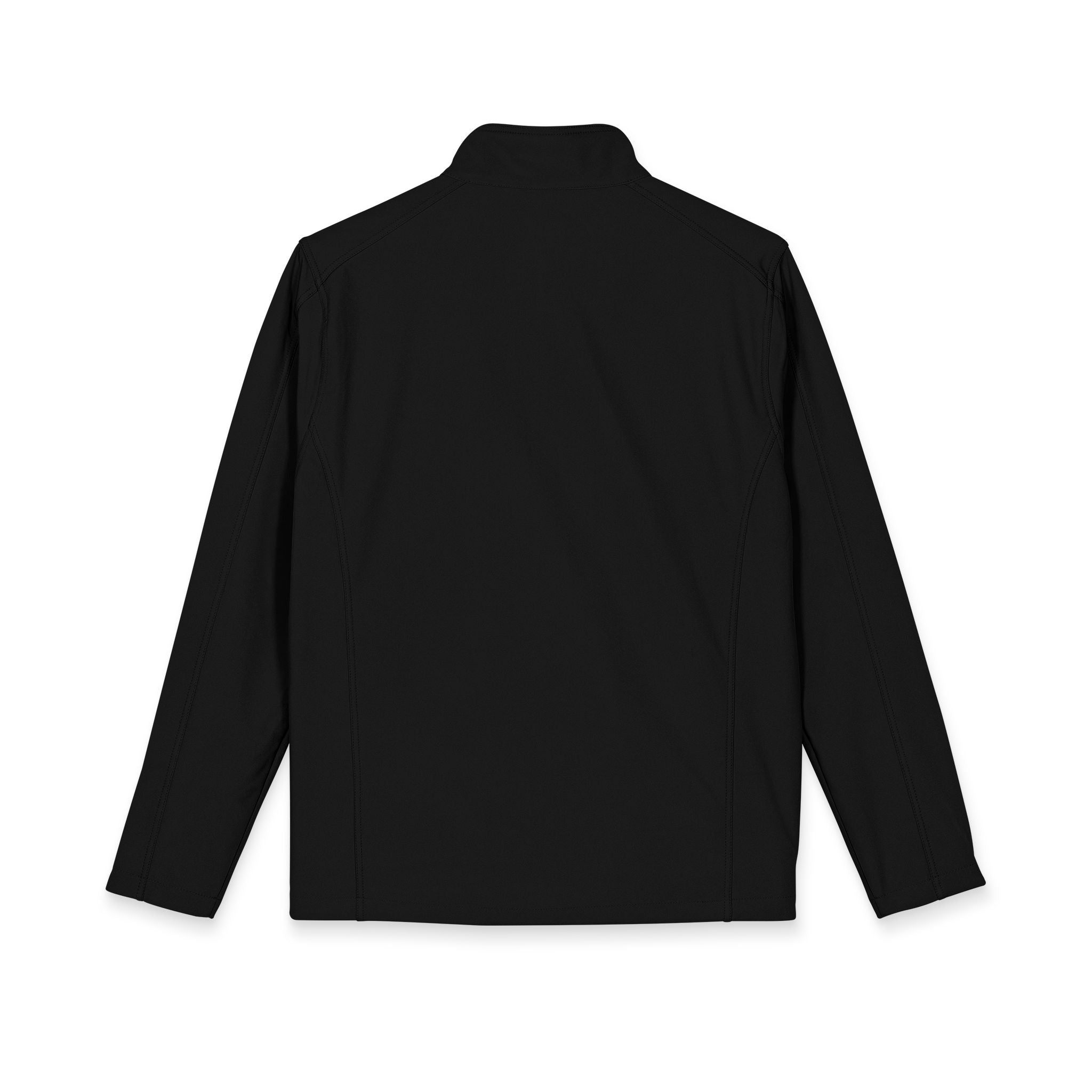 Port Authority® BLACK Embroidered Men's Soft Shell Jacket — Water‑Resistant Lightweight Outerwear