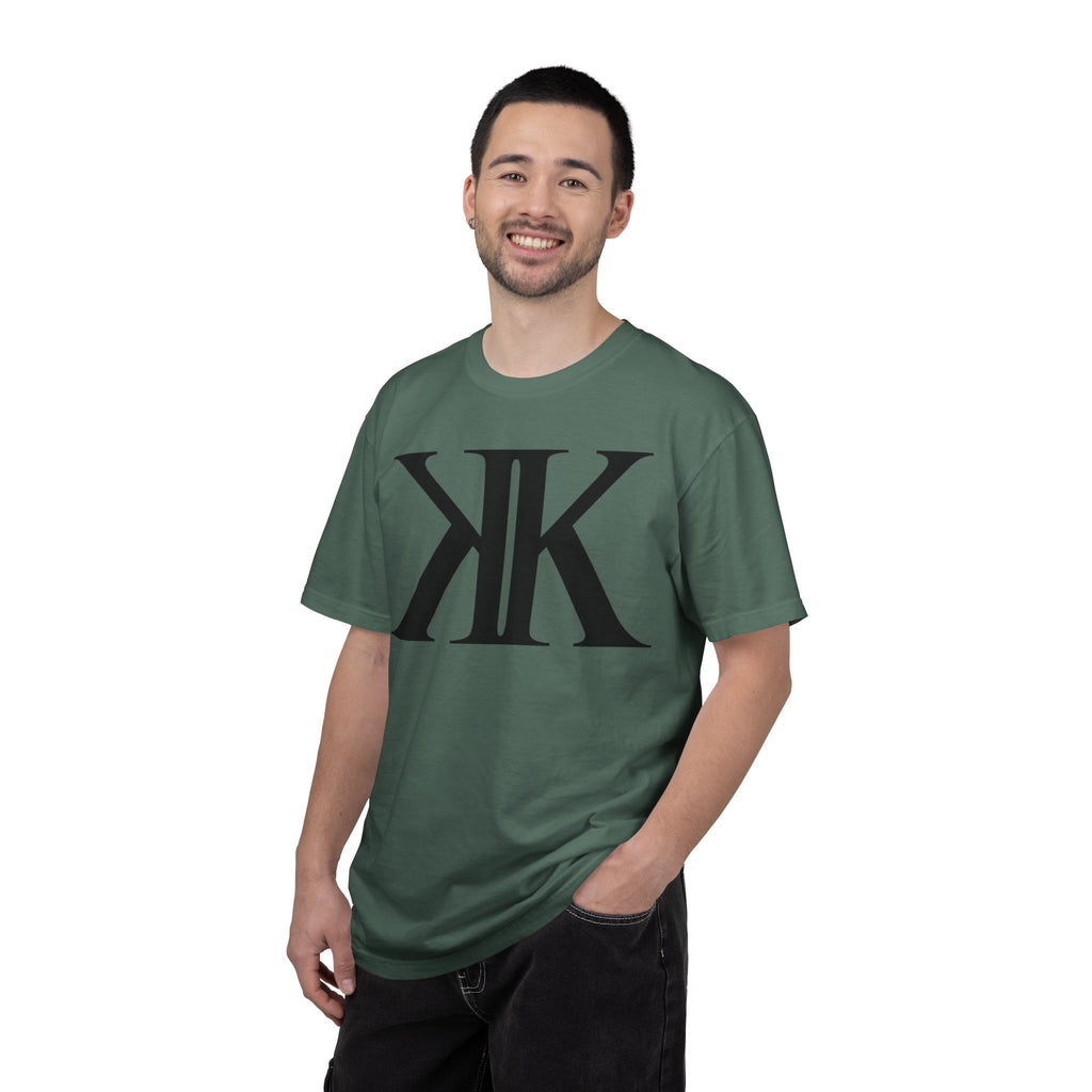 KK Monogram Tee — Bold Symmetrical Lettermark T-Shirt
