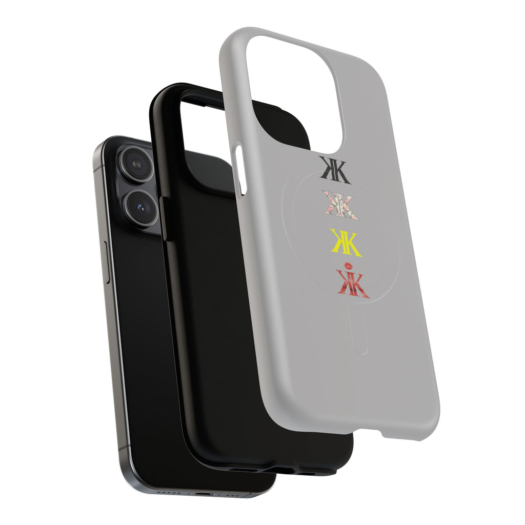 Sigil Collection Phone Case — Minimalist Monogram Stack Tough Magnetic Case