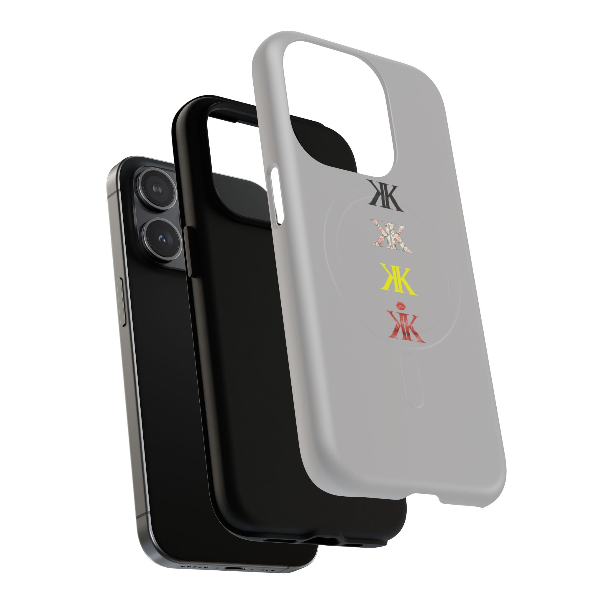 Sigil Collection Phone Case — Minimalist Monogram Stack Tough Magnetic Case