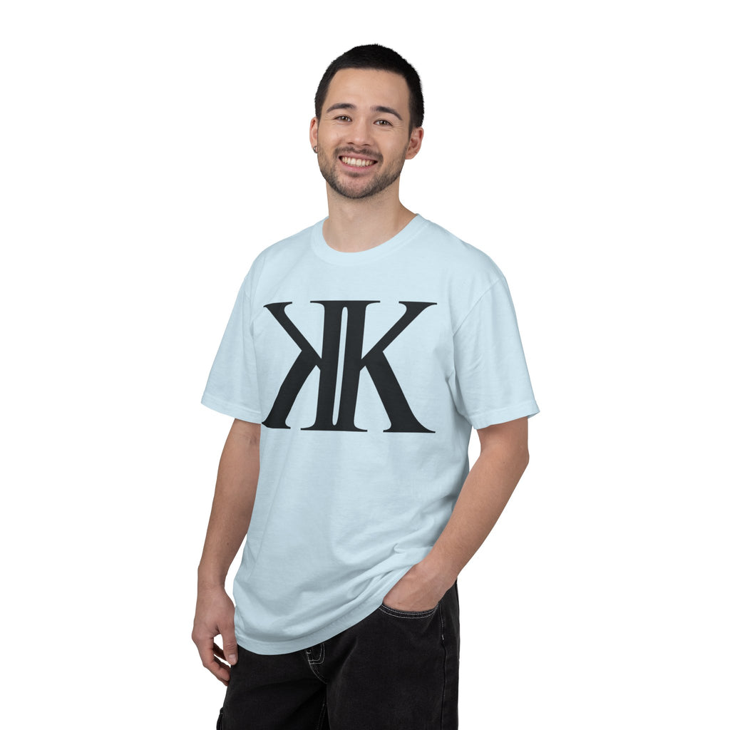 KK Monogram Tee — Bold Symmetrical Lettermark T-Shirt