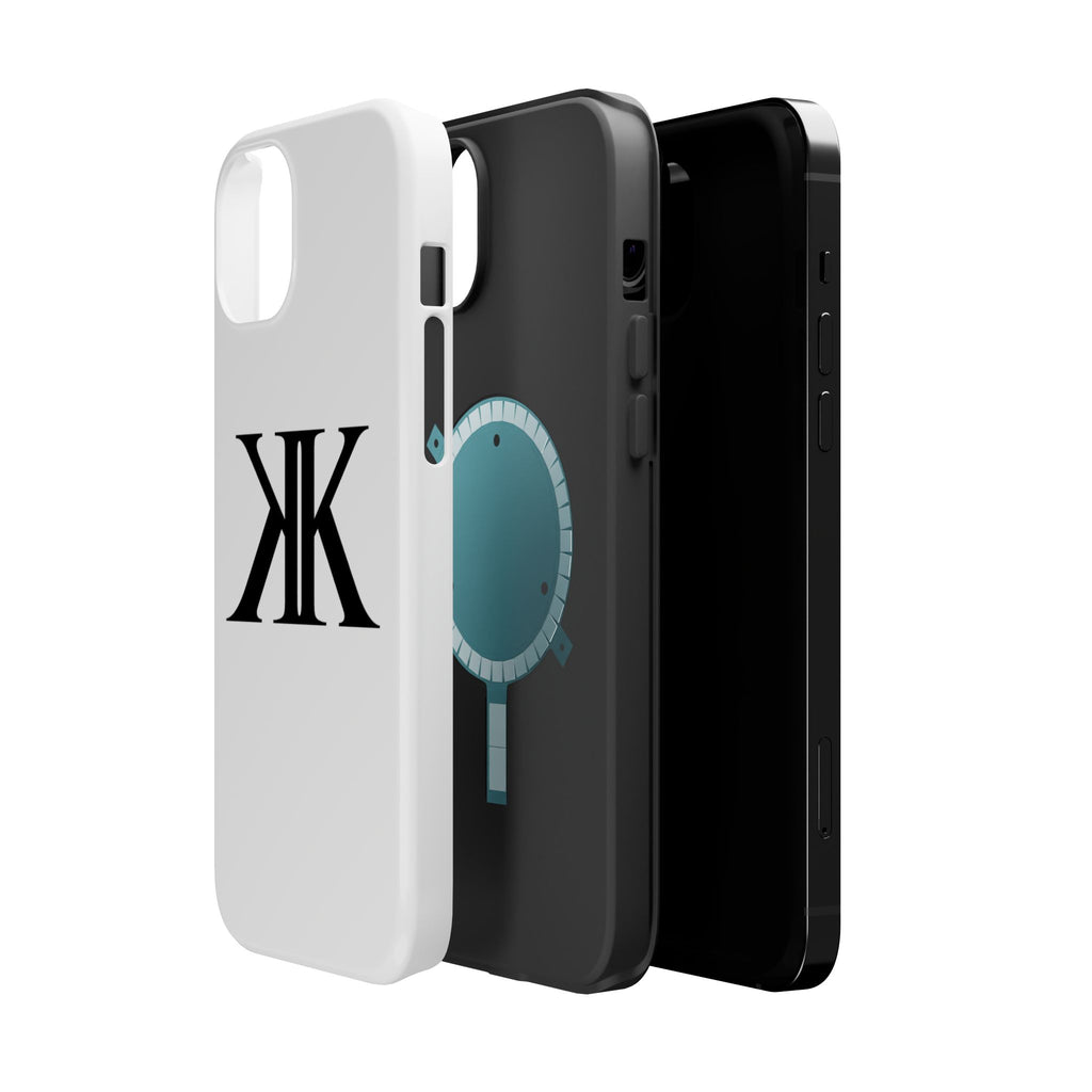 Magnetic Impact-Resistant Case with Bold KK Monogram