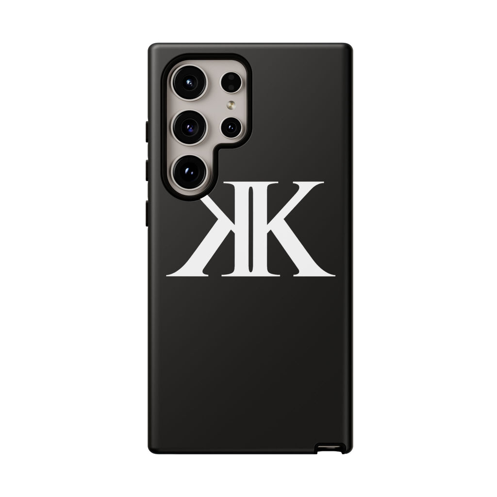 Monogram KK Phone Case BLACK — Tough Protective iPhone Cover