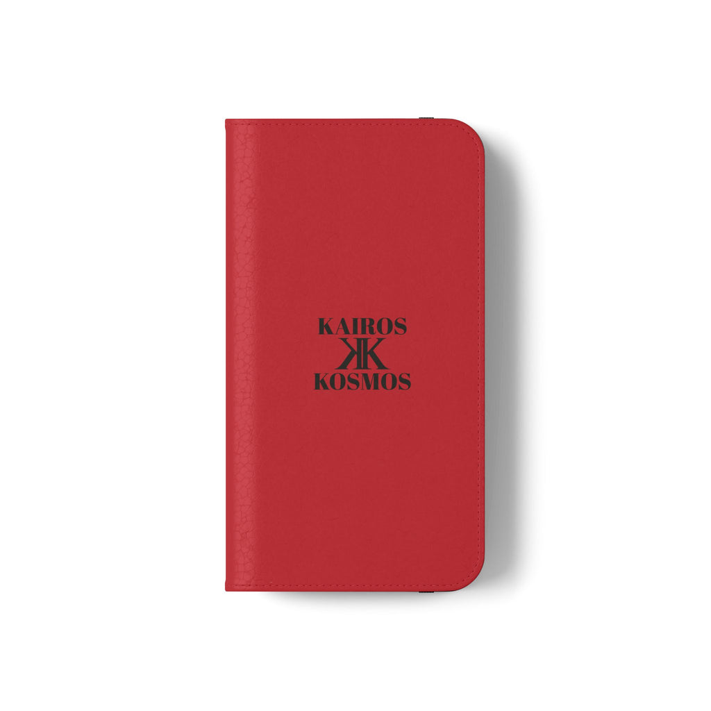 Kairos Kosmos Logo RED Flip Phone Case