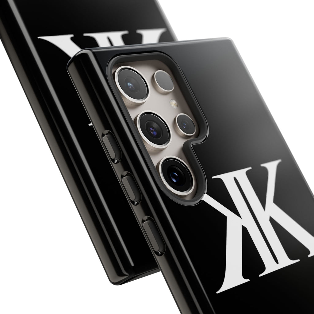 Monogram KK Phone Case BLACK — Tough Protective iPhone Cover