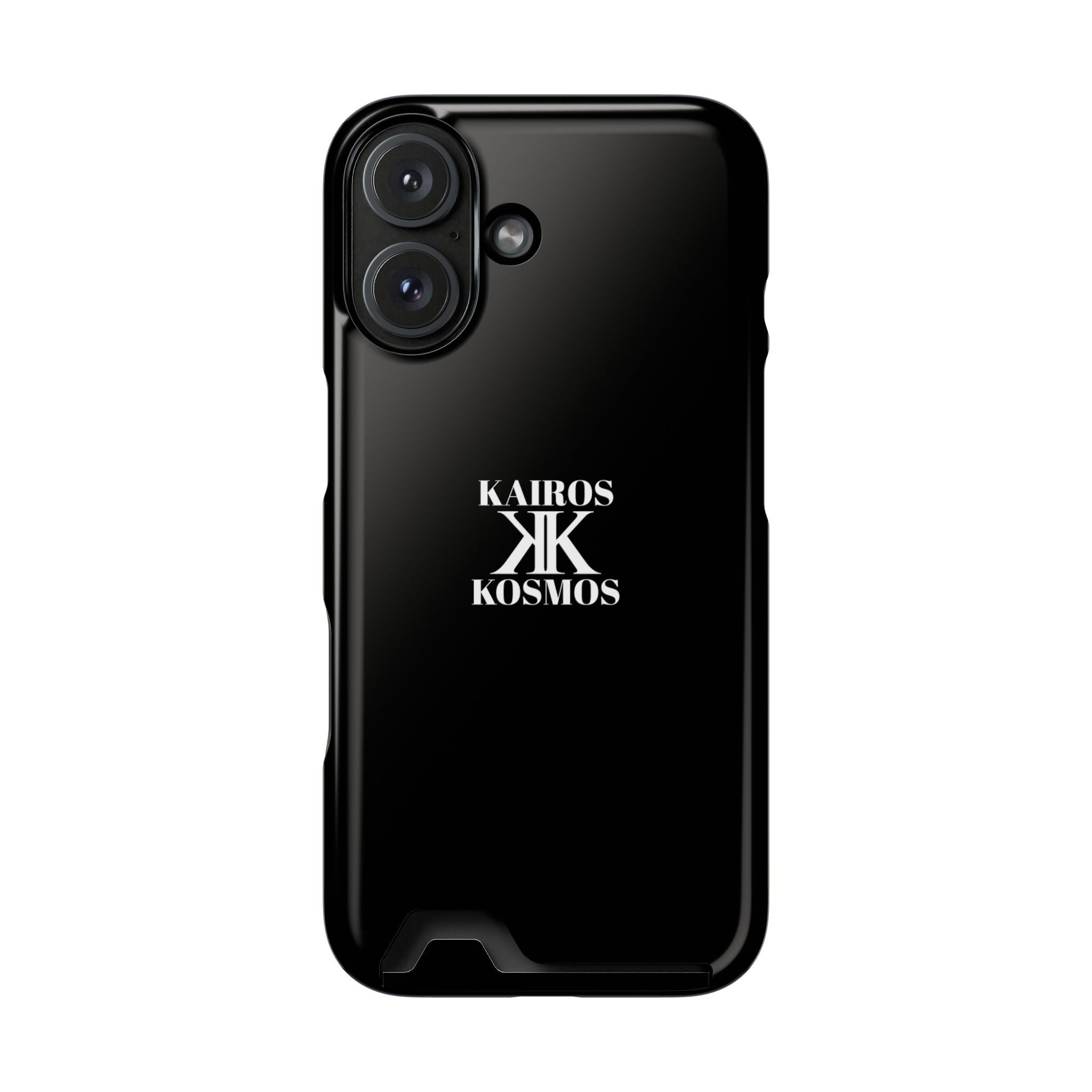 Kairos Kosmos BLACK Cardholder Phone Case — Slim Protective Wallet Case