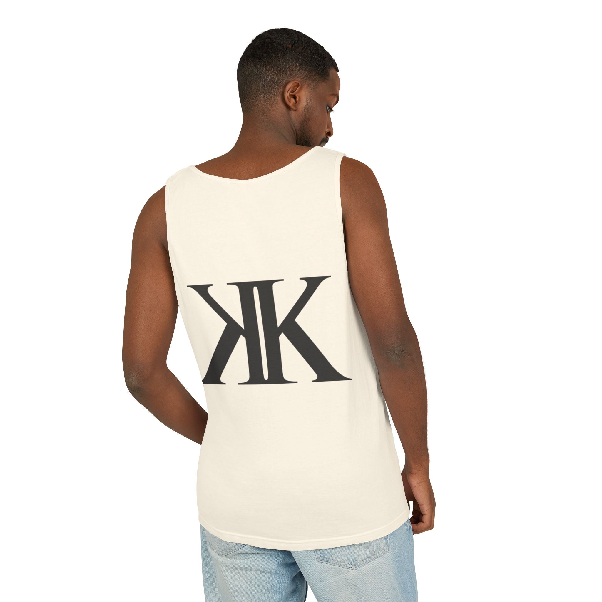 KK Monogram Tank Top — Minimalist Logo Graphic Tank