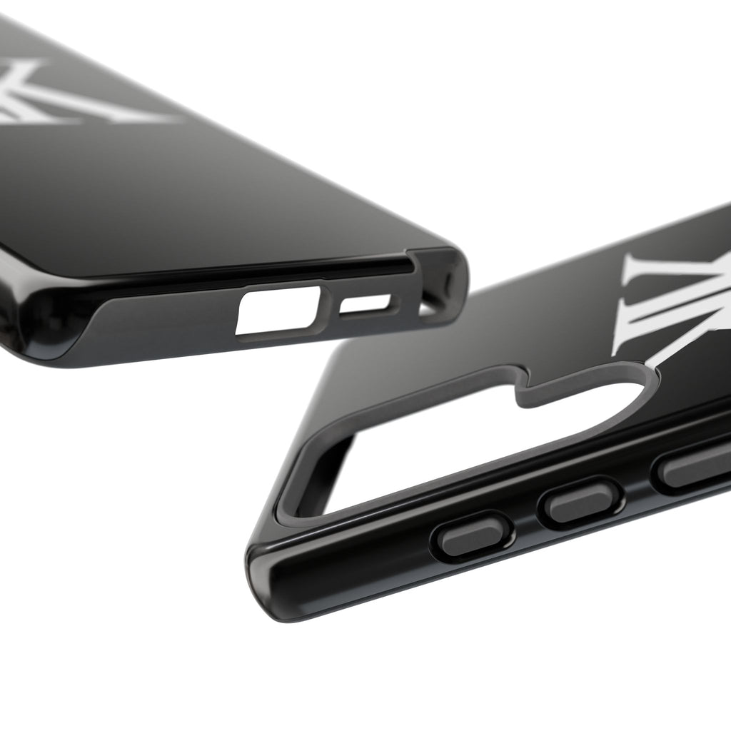 Monogram KK Phone Case BLACK — Tough Protective iPhone Cover