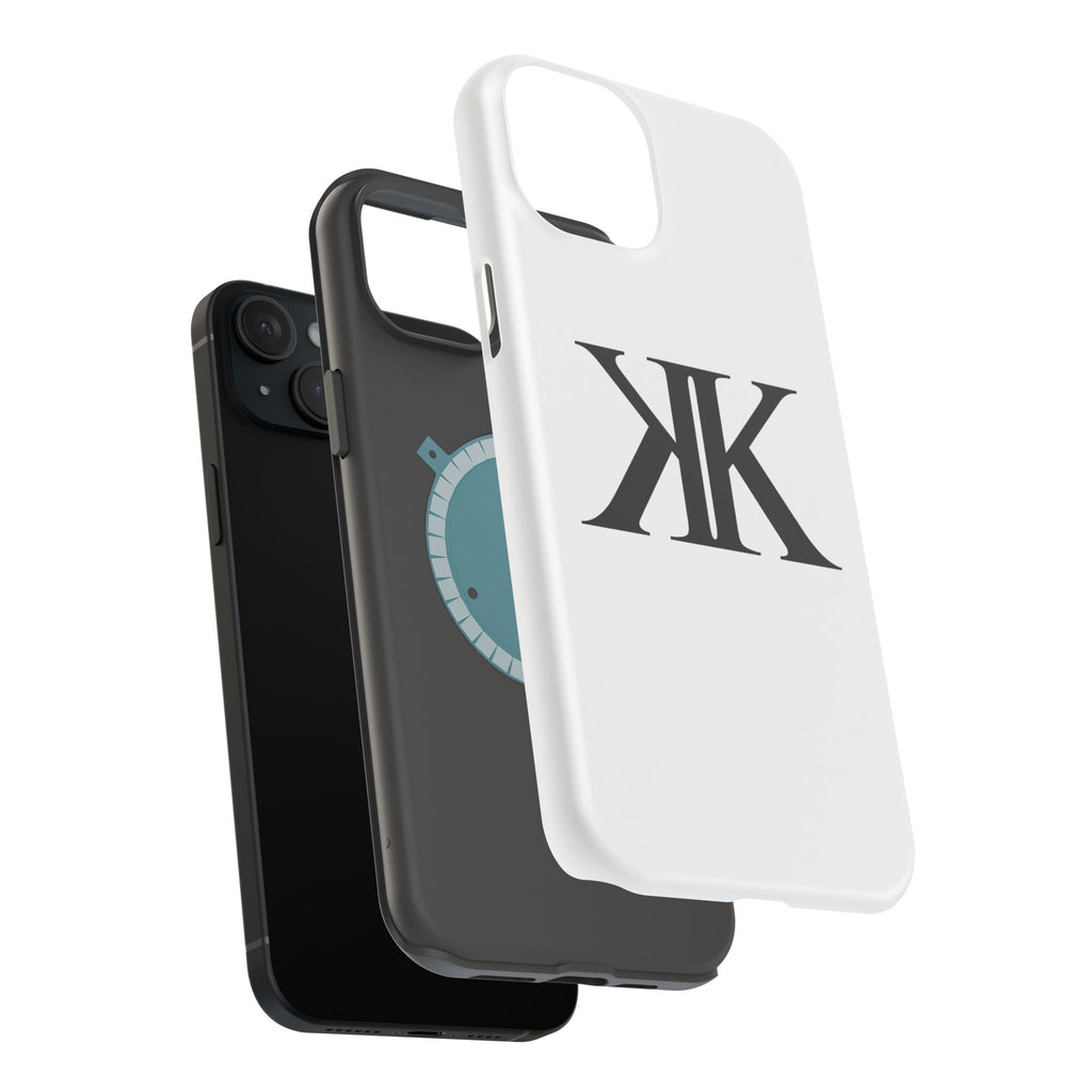 Magnetic Impact-Resistant Case with Bold KK Monogram