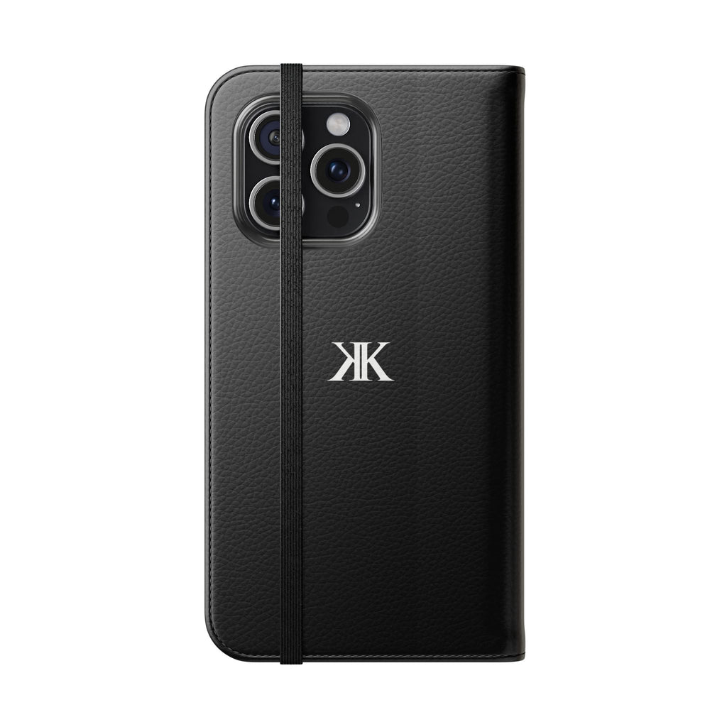 Kairos Kosmos Logo BLACK Flip Phone Case