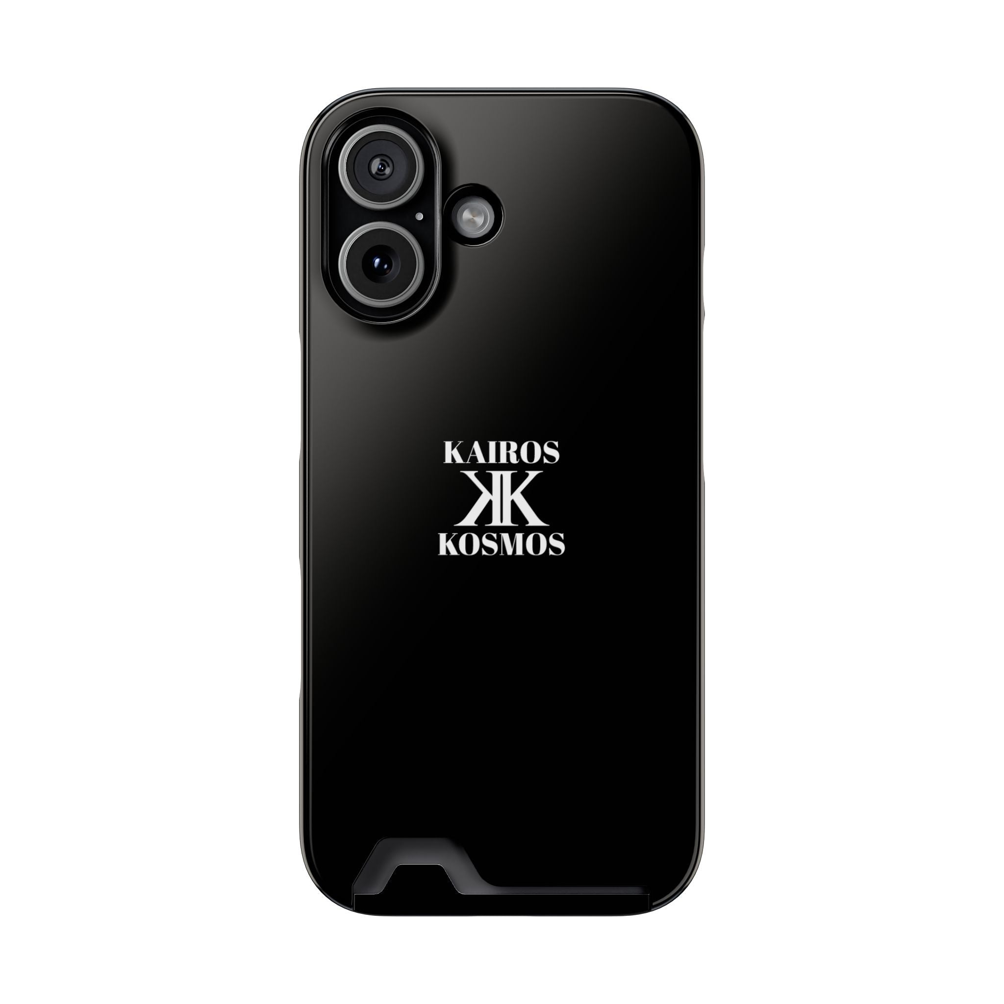 Kairos Kosmos BLACK Cardholder Phone Case — Slim Protective Wallet Case