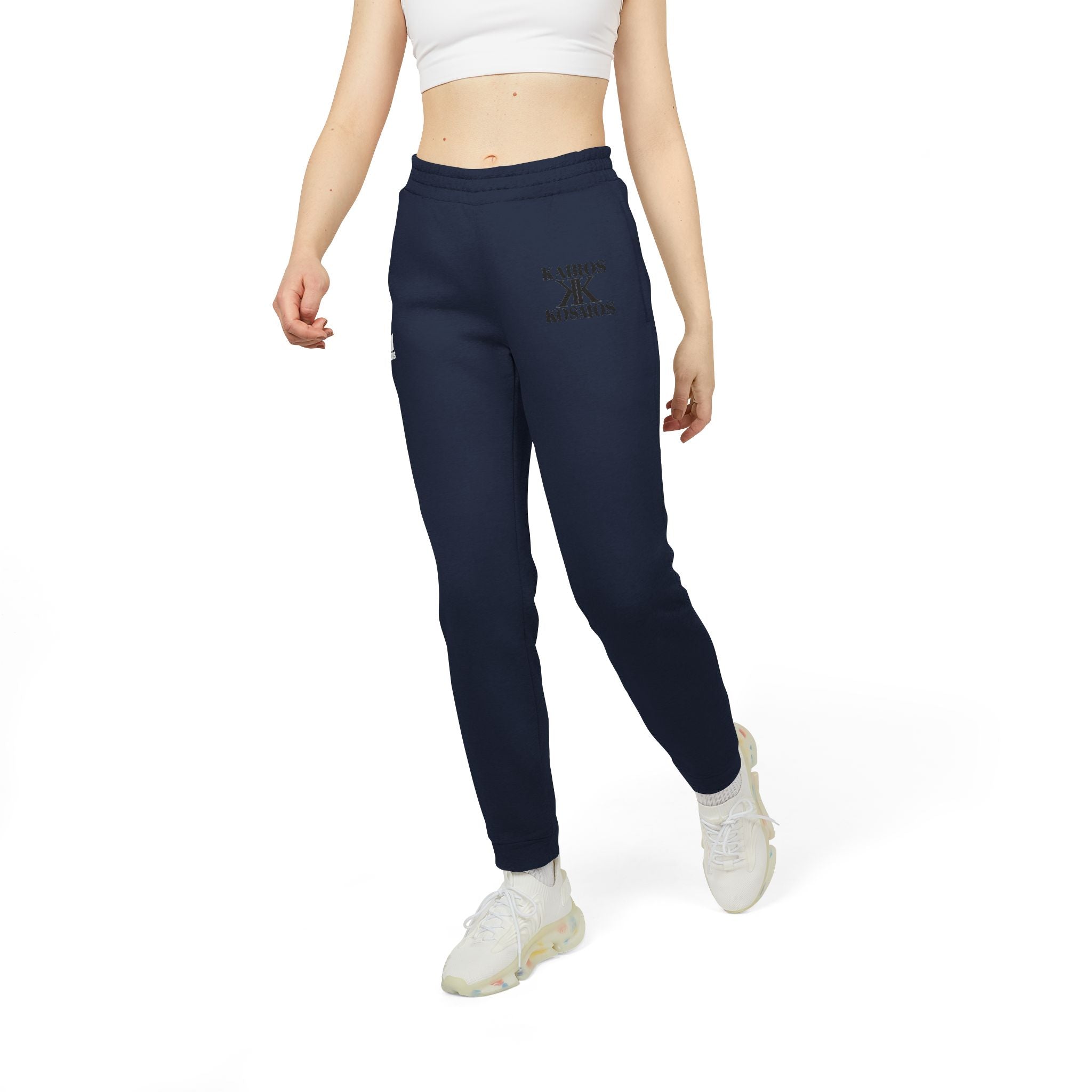 Adidas® Fleece Kairos Kosmos Joggers — Cozy Gray Athletic Sweatpants