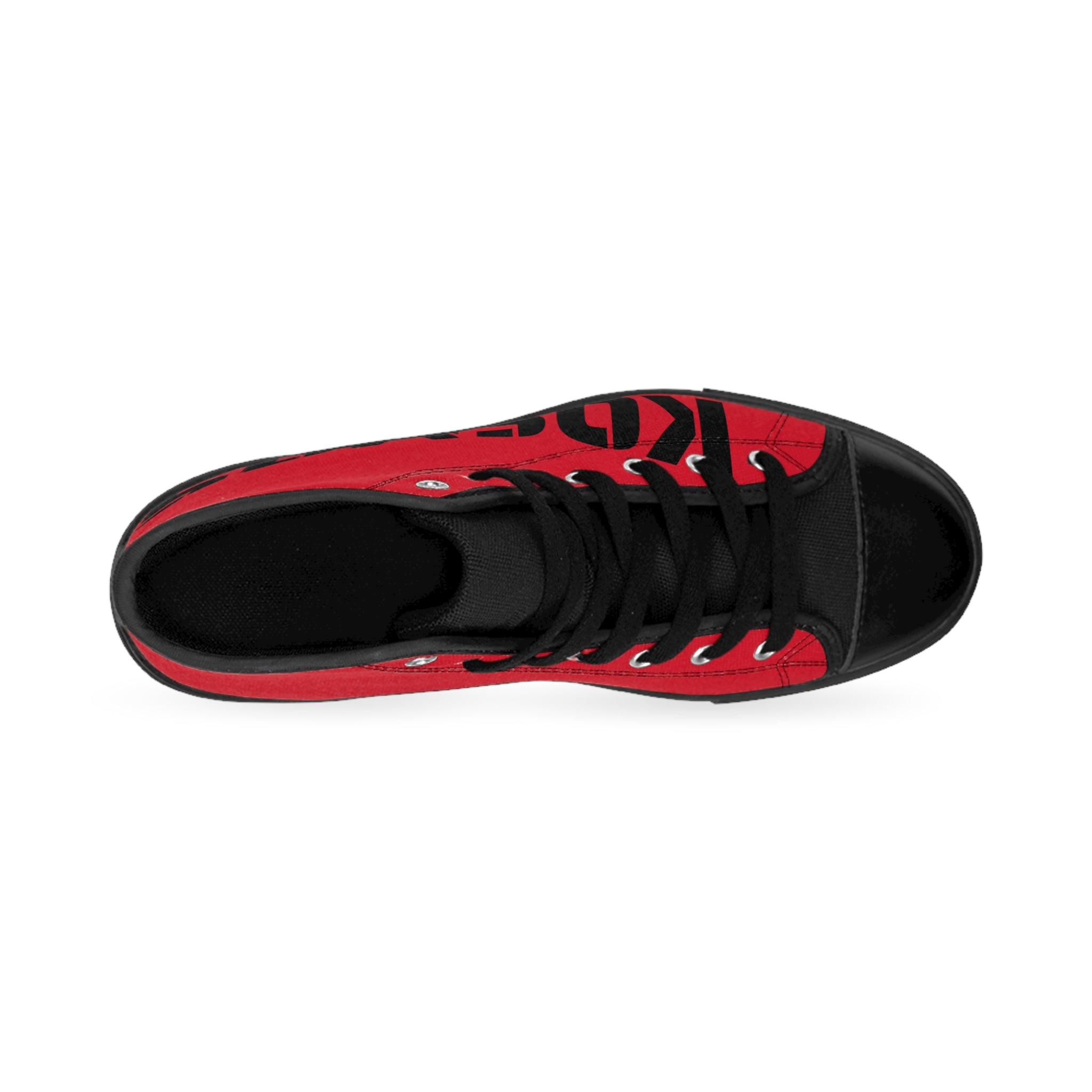 Kairos Kosmos RED High-Top Sneakers — Bold Streetwear Canvas Shoes