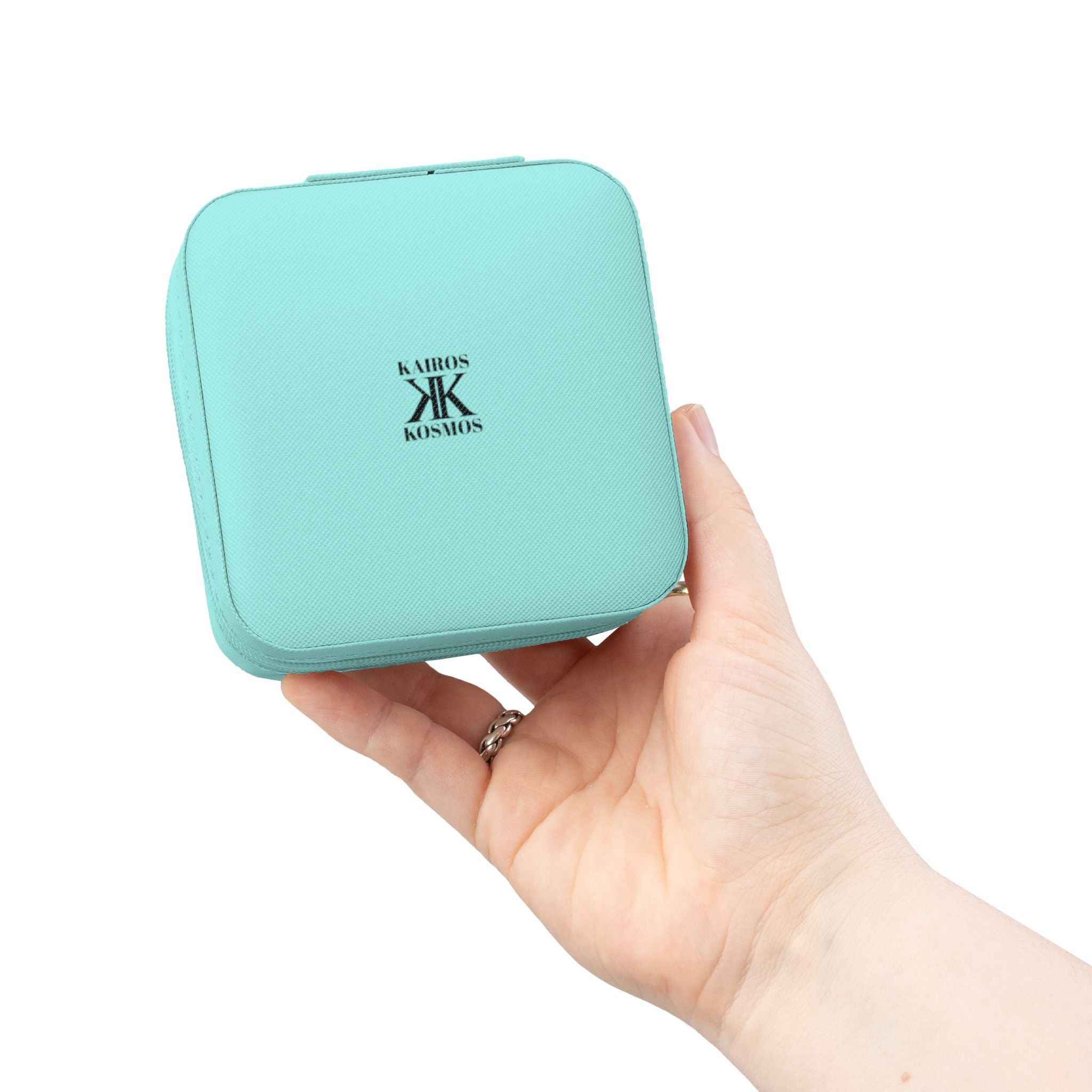 Compact Travel Jewelry Case — Portable Ring & Earring Organizer