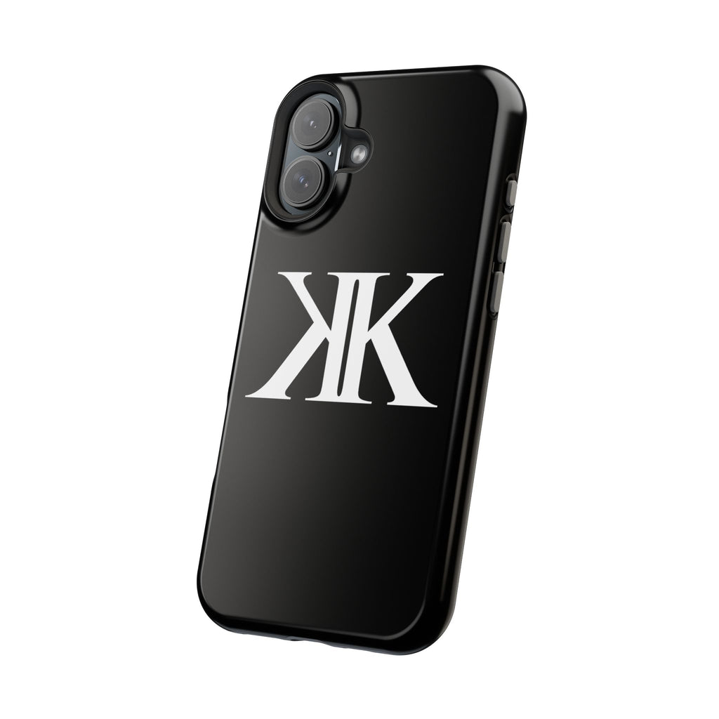 Magnetic Impact-Resistant BLACK Case with Bold KK Monogram