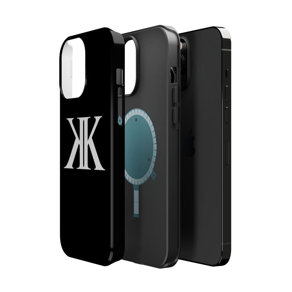 Magnetic Impact-Resistant BLACK Case with Bold KK Monogram