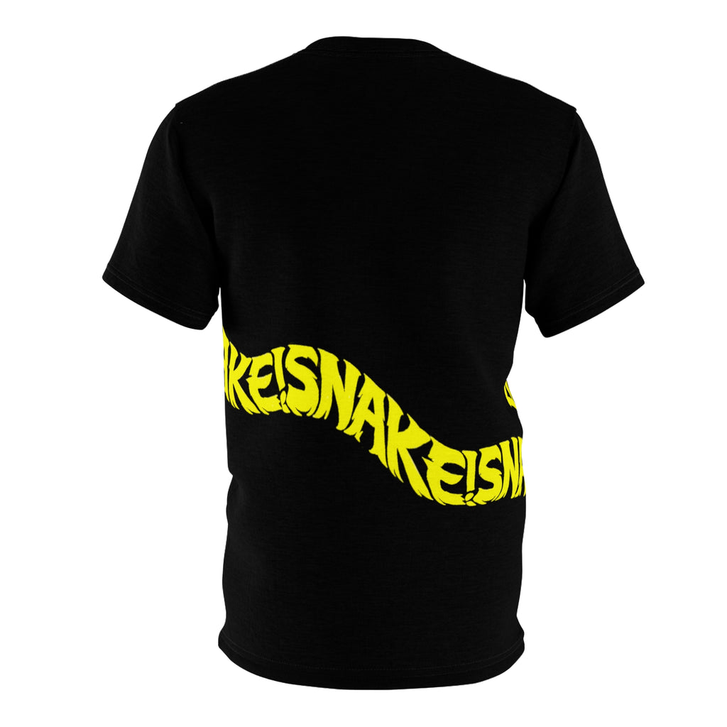 Aspis Snake Graphic Tee BLACK — Bold Design on Black