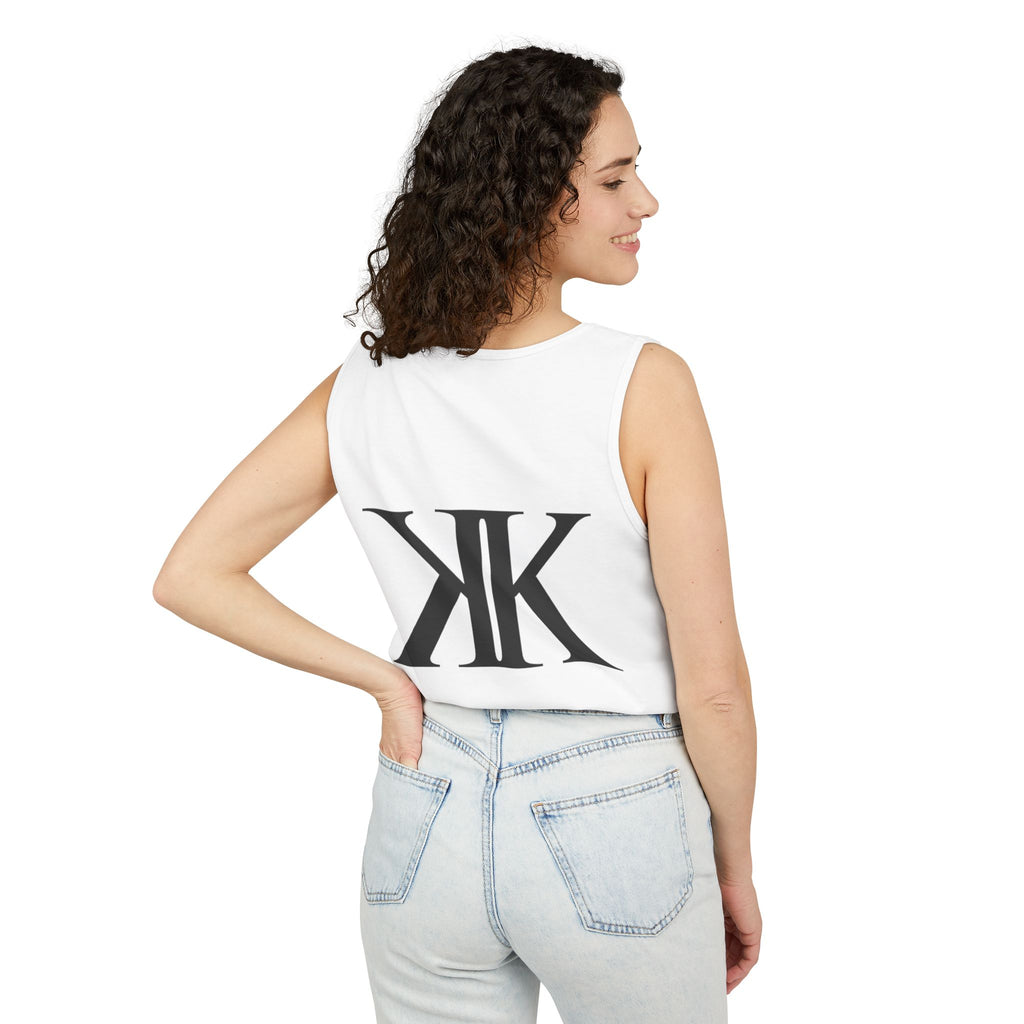 KK Monogram Tank Top — Minimalist Logo Graphic Tank