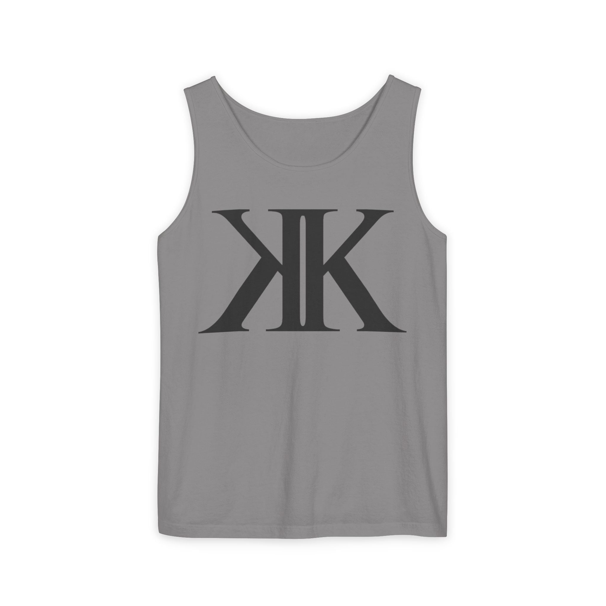 KK Monogram Tank Top — Minimalist Logo Graphic Tank