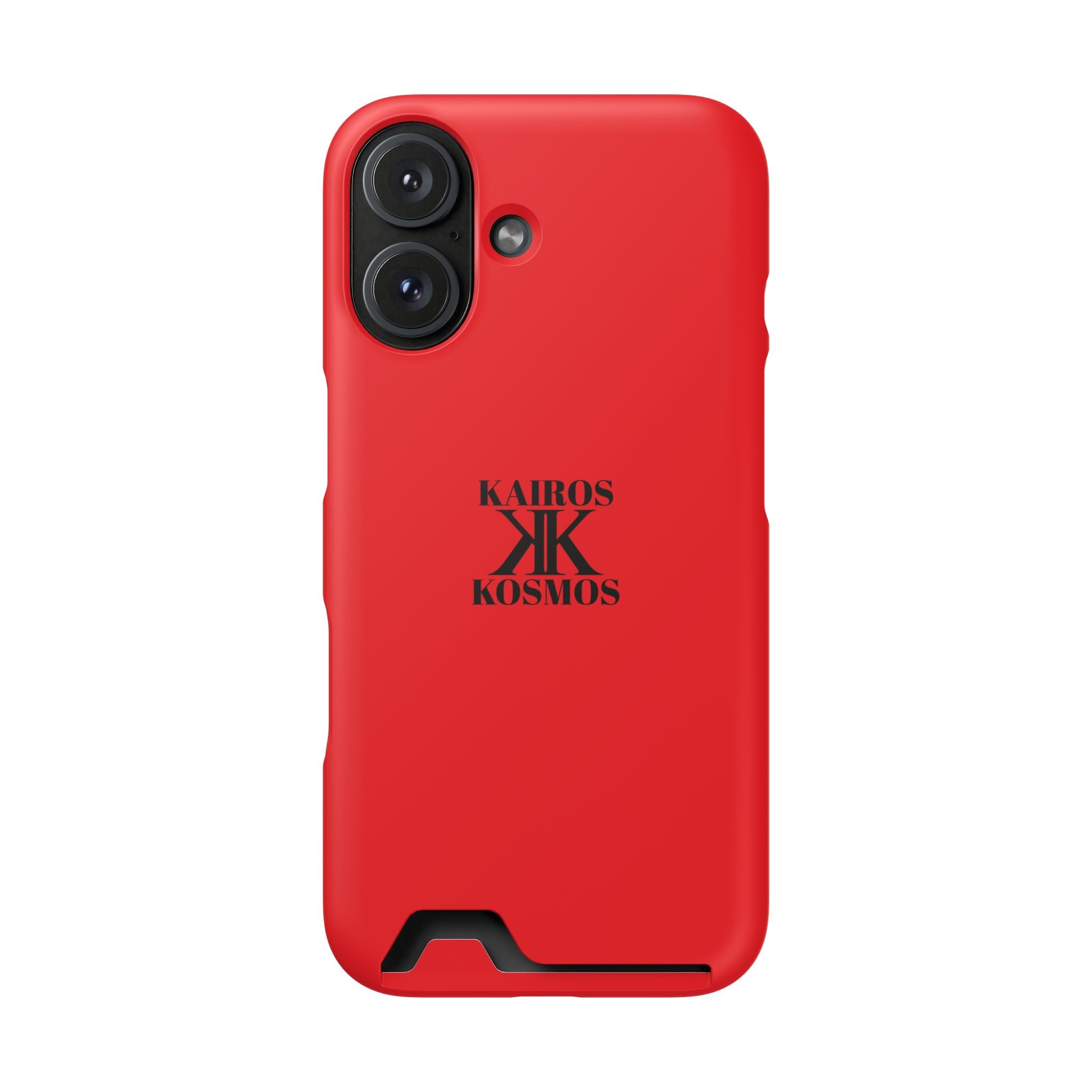 Kairos Kosmos RED Cardholder Phone Case — Slim Protective Wallet Case