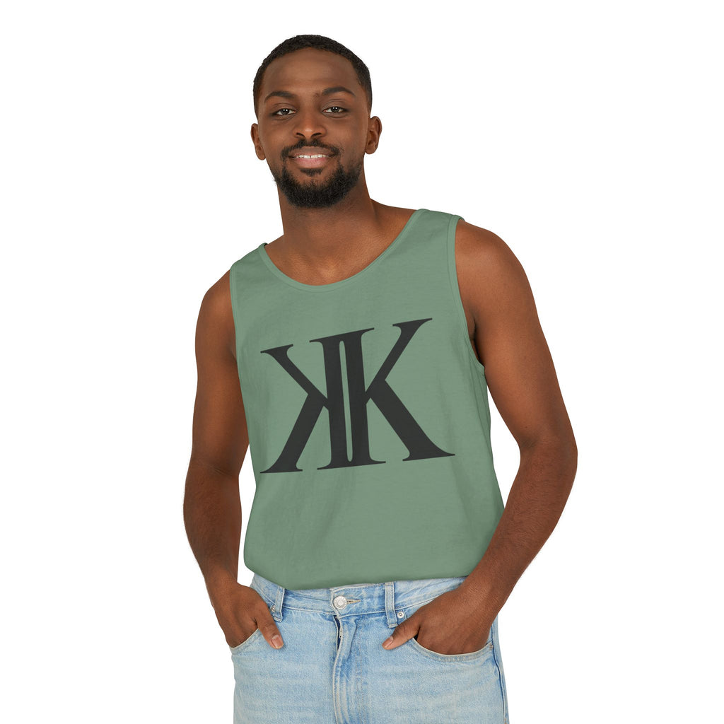 KK Monogram Tank Top — Minimalist Logo Graphic Tank