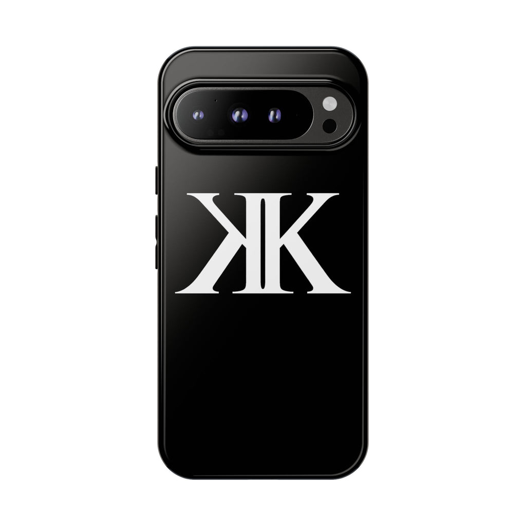 Monogram KK Phone Case BLACK — Tough Protective iPhone Cover