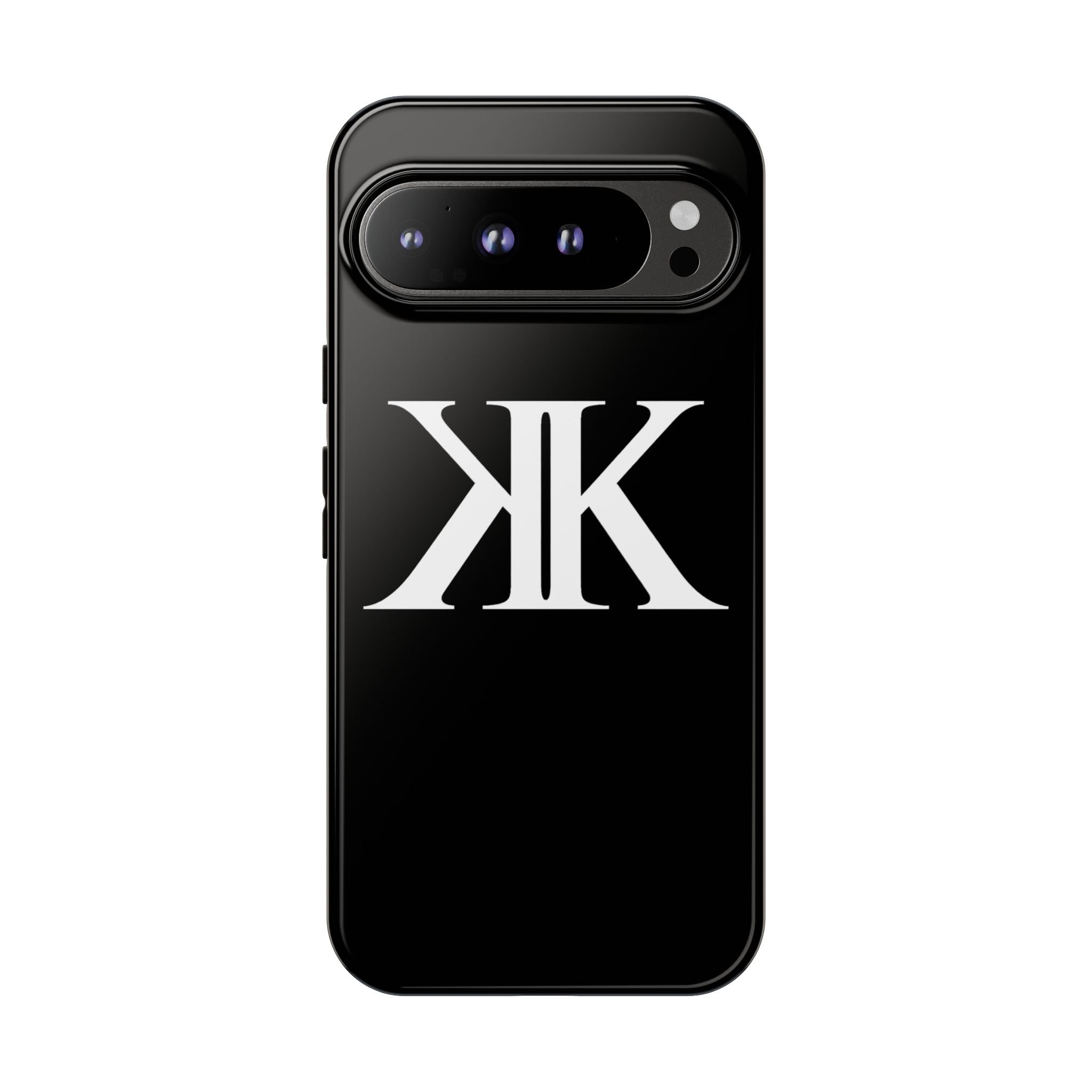 Monogram KK Phone Case BLACK — Tough Protective iPhone Cover