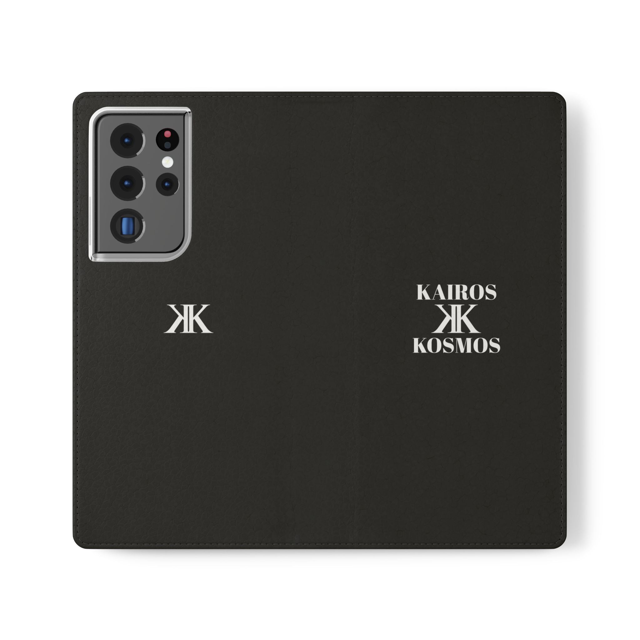 Kairos Kosmos Logo BLACK Flip Phone Case
